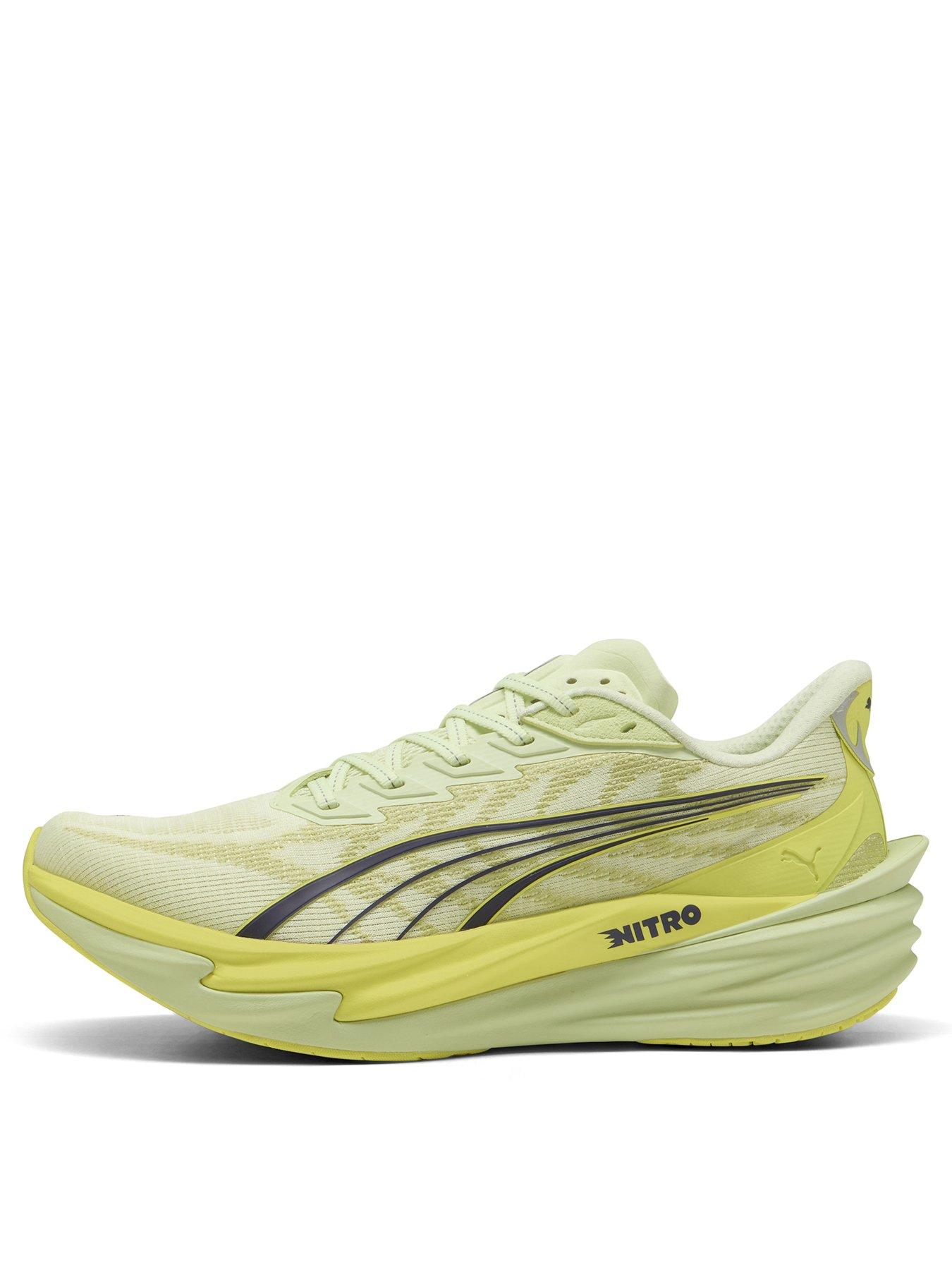 Puma Mens Running Deviate Nitro 4 Trainers - Yellow