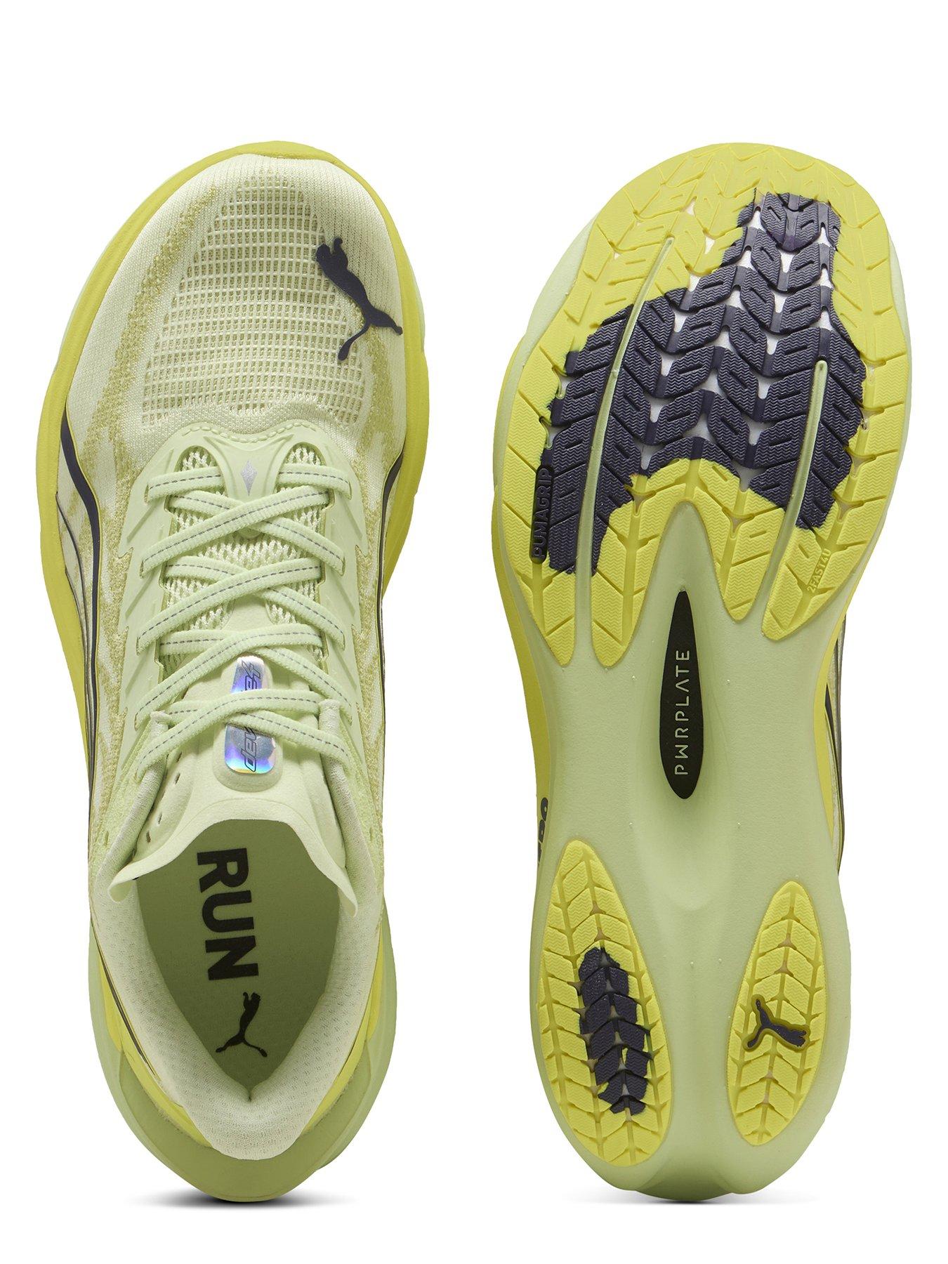 Image 4 of 6 of Puma Mens Running Deviate Nitro 4 Trainers - Yellow