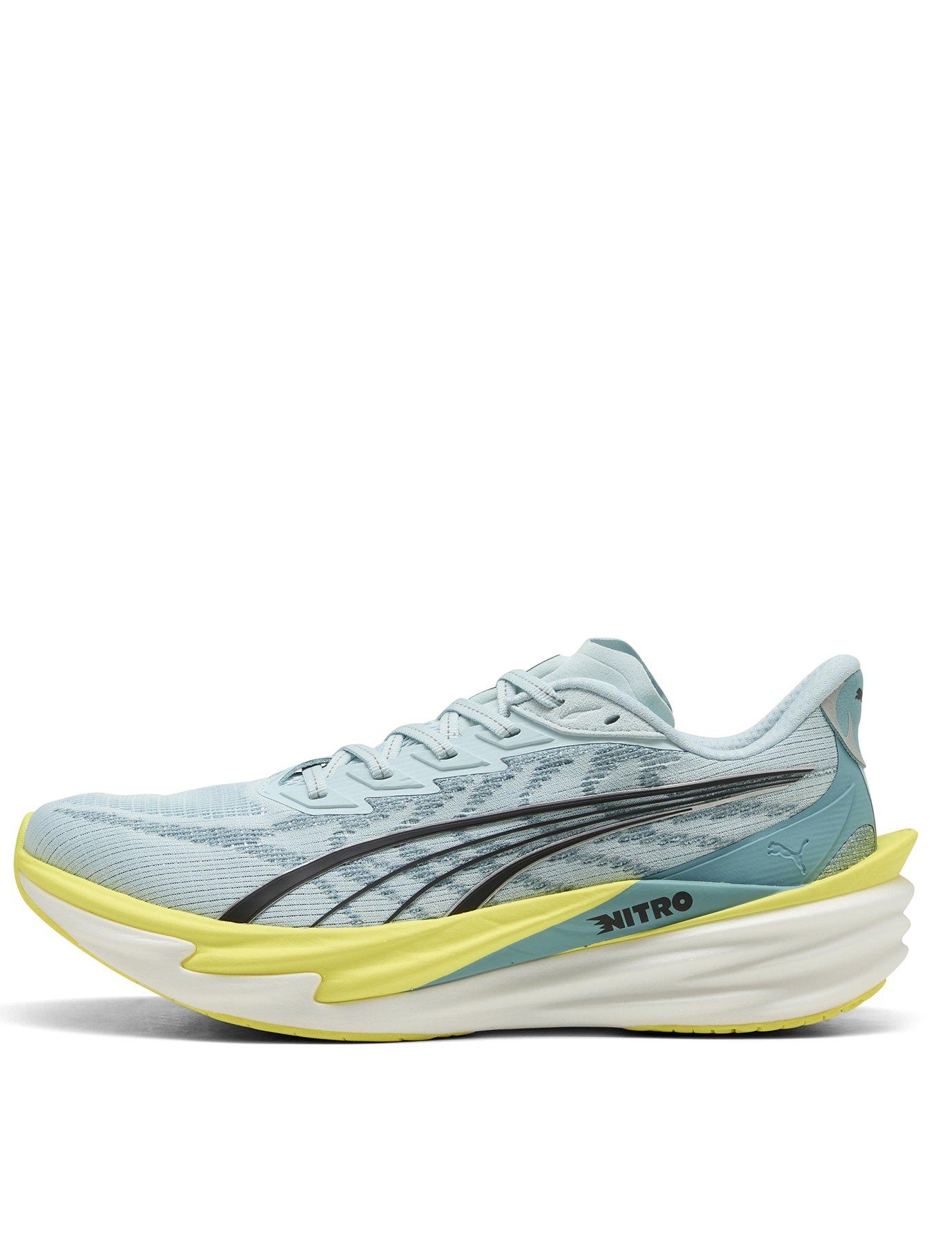 Puma Mens Running Deviate Nitro 4 Trainers, Blue, Size 9.5, Men