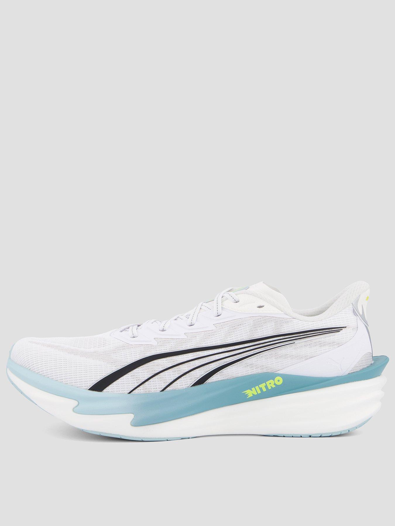 Puma Mens Running Deviate Nitro 4 Trainers - White