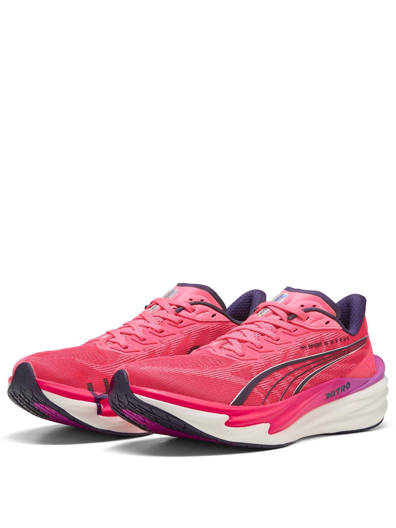 Image 2 of 6 of Puma Mens Running Deviate Nitro 4 X Hyrox Trainers - Pink