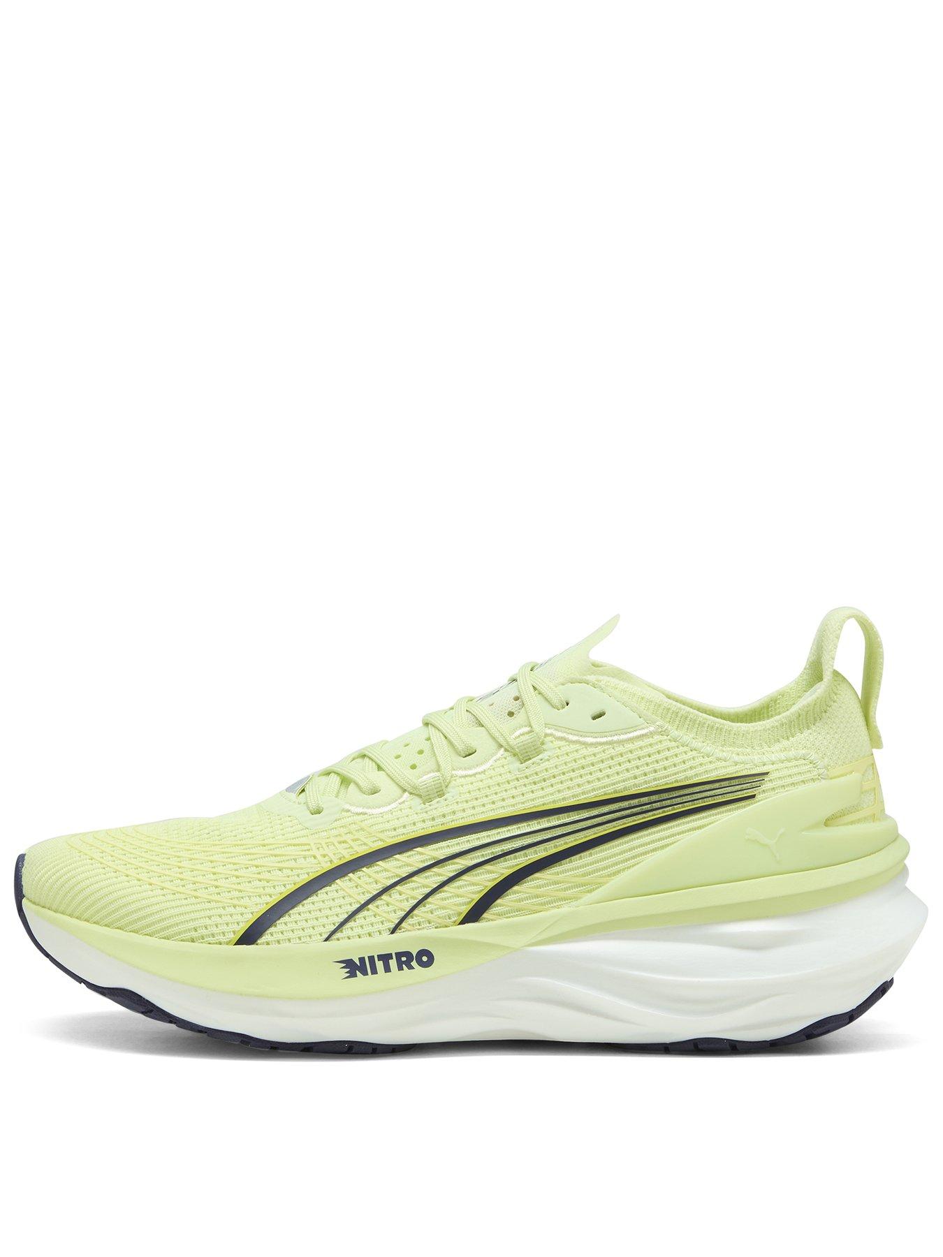 Puma Mens Running Foreverrun Nitro 2 Trainers, Yellow, Size 7.5, Men