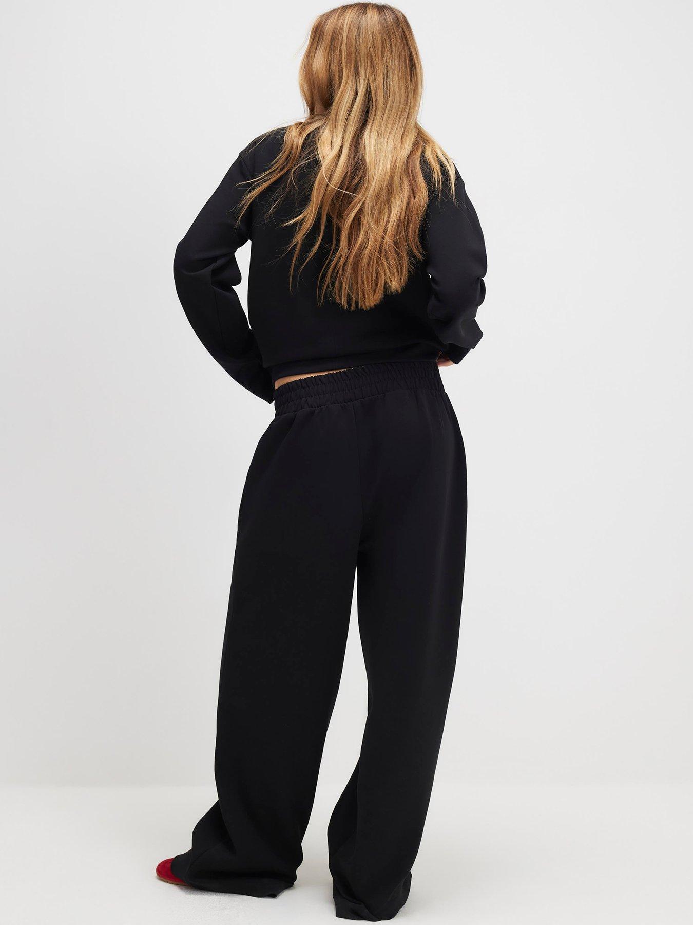 Image 2 of 6 of River Island Tailored Interlock Trouser - Black