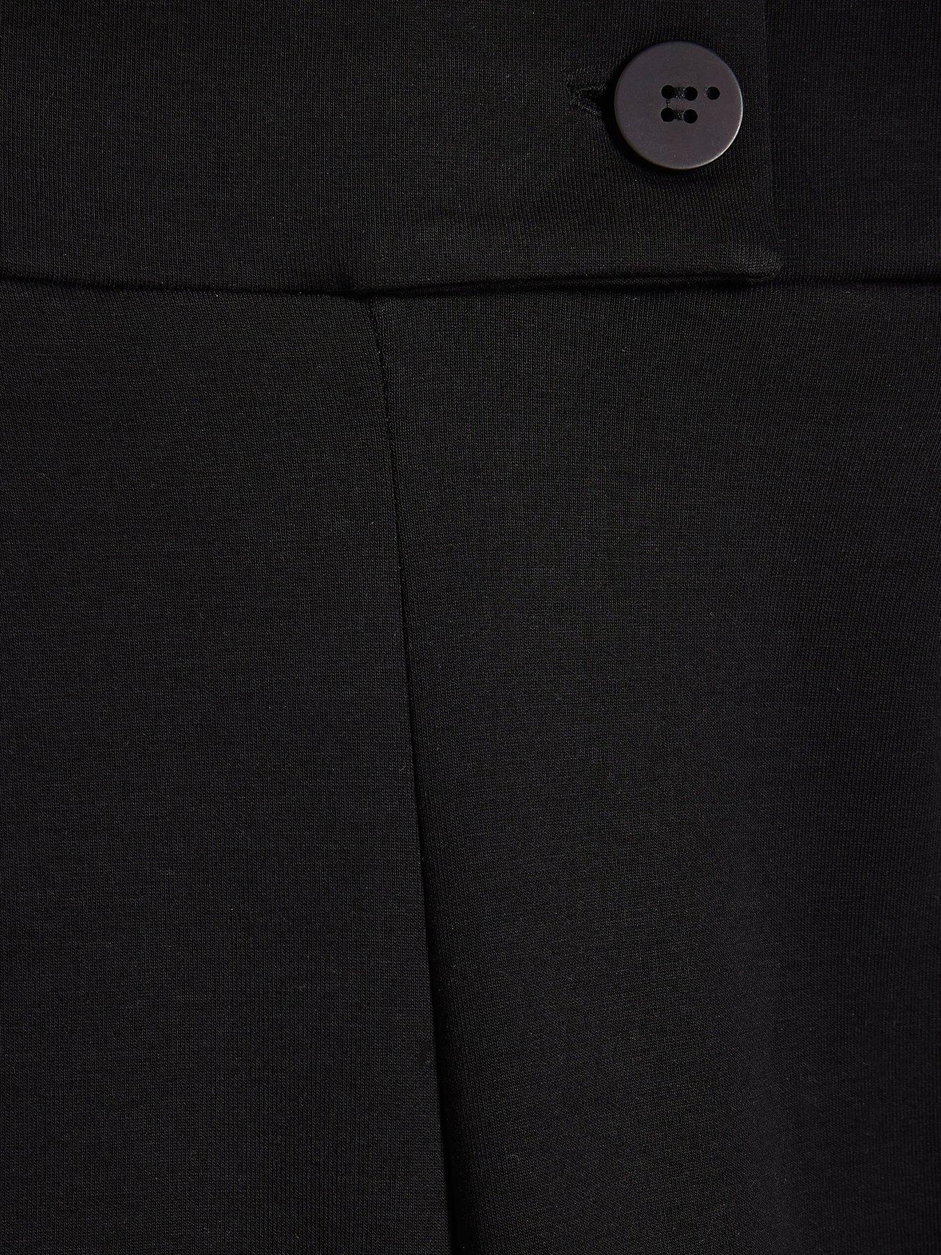 Image 6 of 6 of River Island Tailored Interlock Trouser - Black