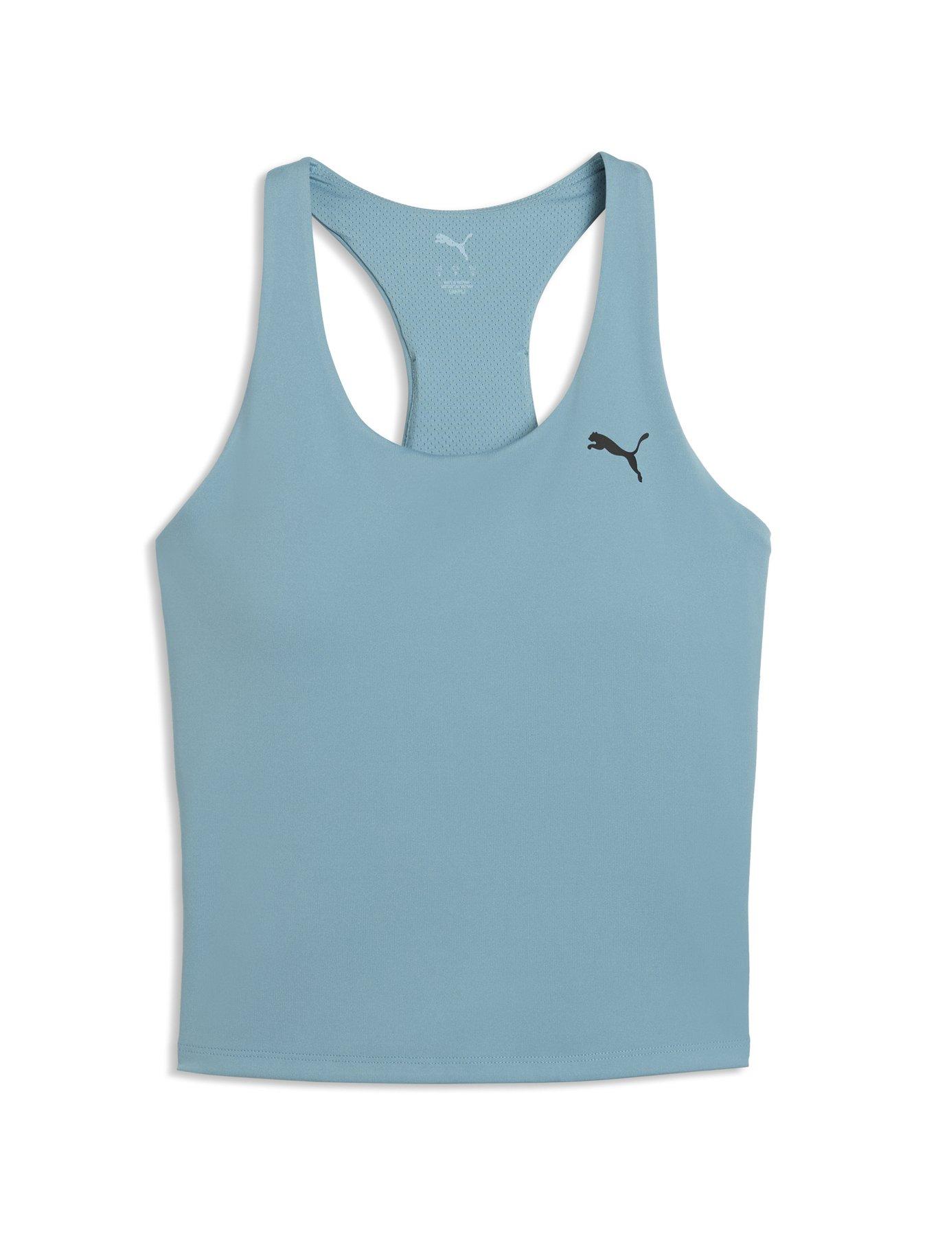 Image 4 of 5 of Puma Womens Training Tad Essential 2 In 1 Tank - Blue