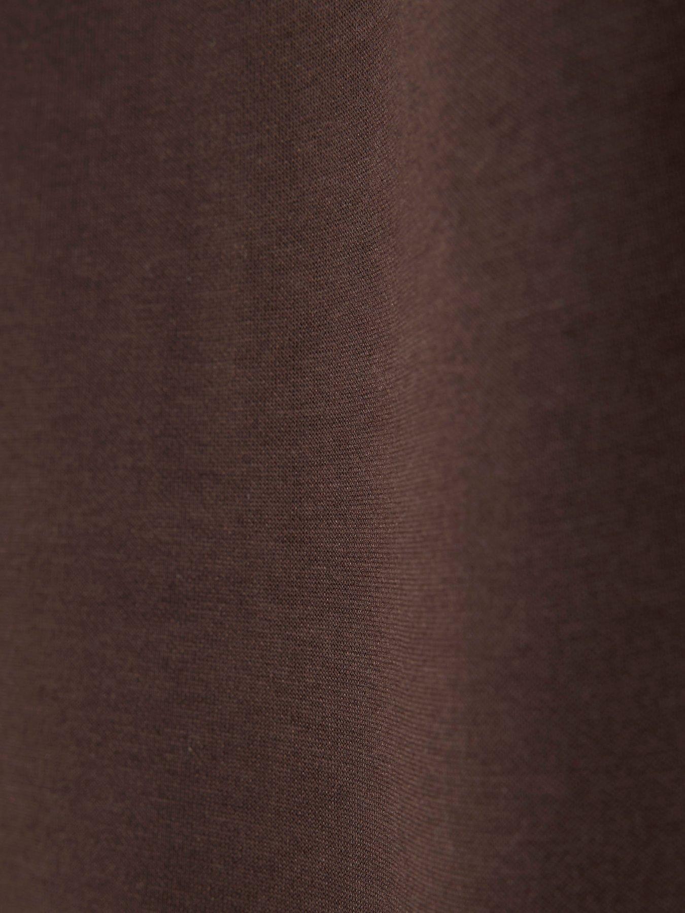 Image 6 of 6 of River Island Wide Leg Trouser - Brown