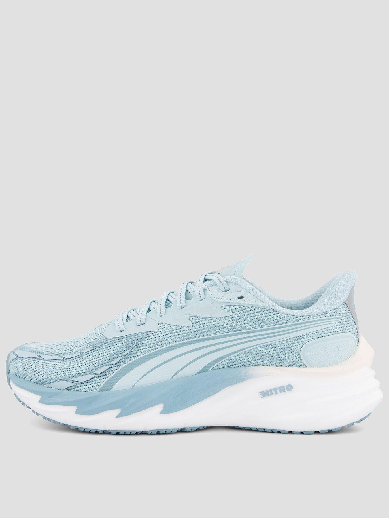 Puma Womens Running Velocity Nitro 4 Trainers, Blue, Size 6.5, Women