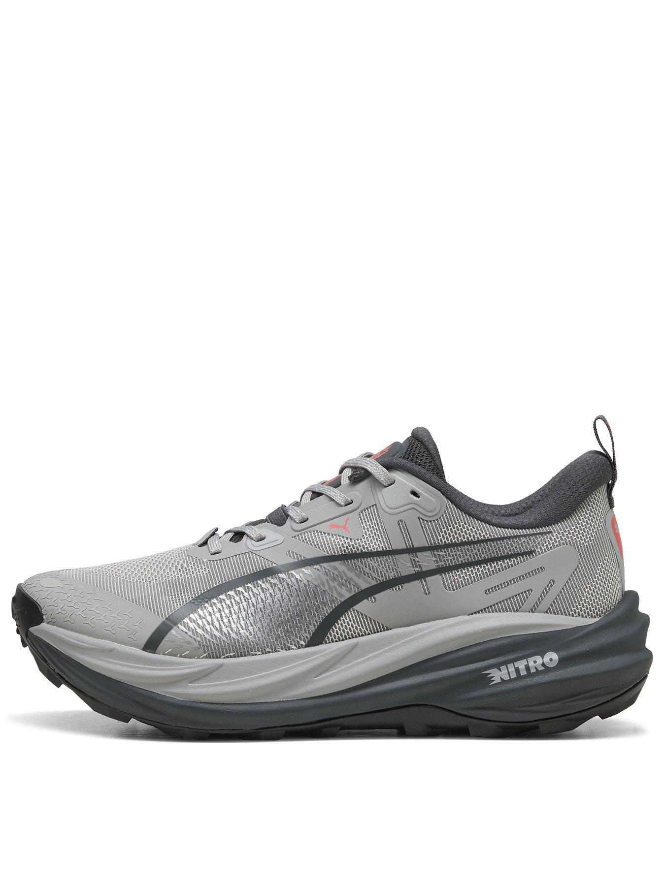 Puma Mens Running Voyage Nitro 4 Trainers - Grey