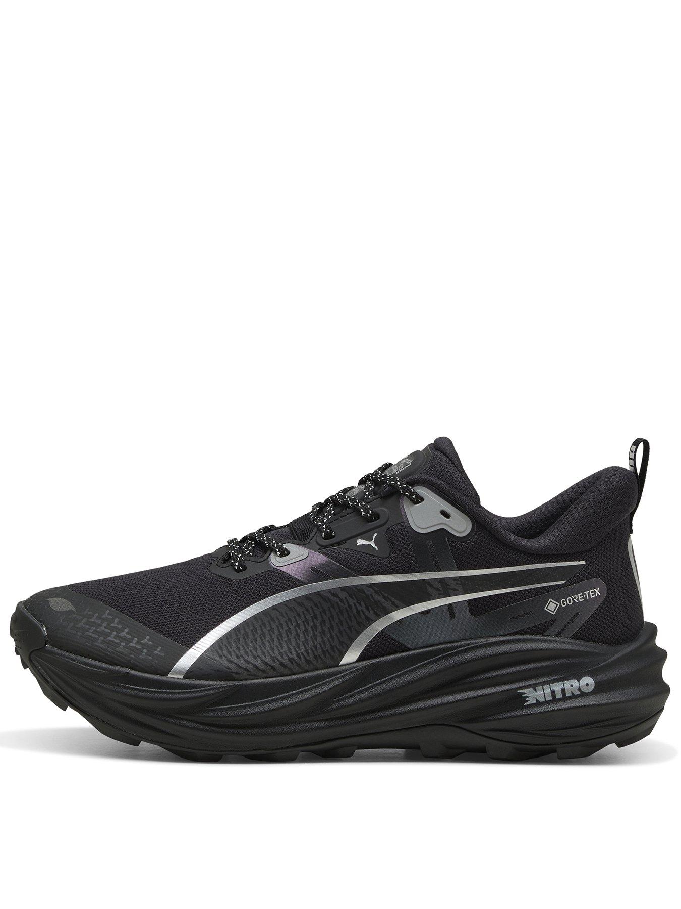 Image 1 of 6 of Puma Mens Running Voyage Nitro 4 Goretex Trainers - Black
