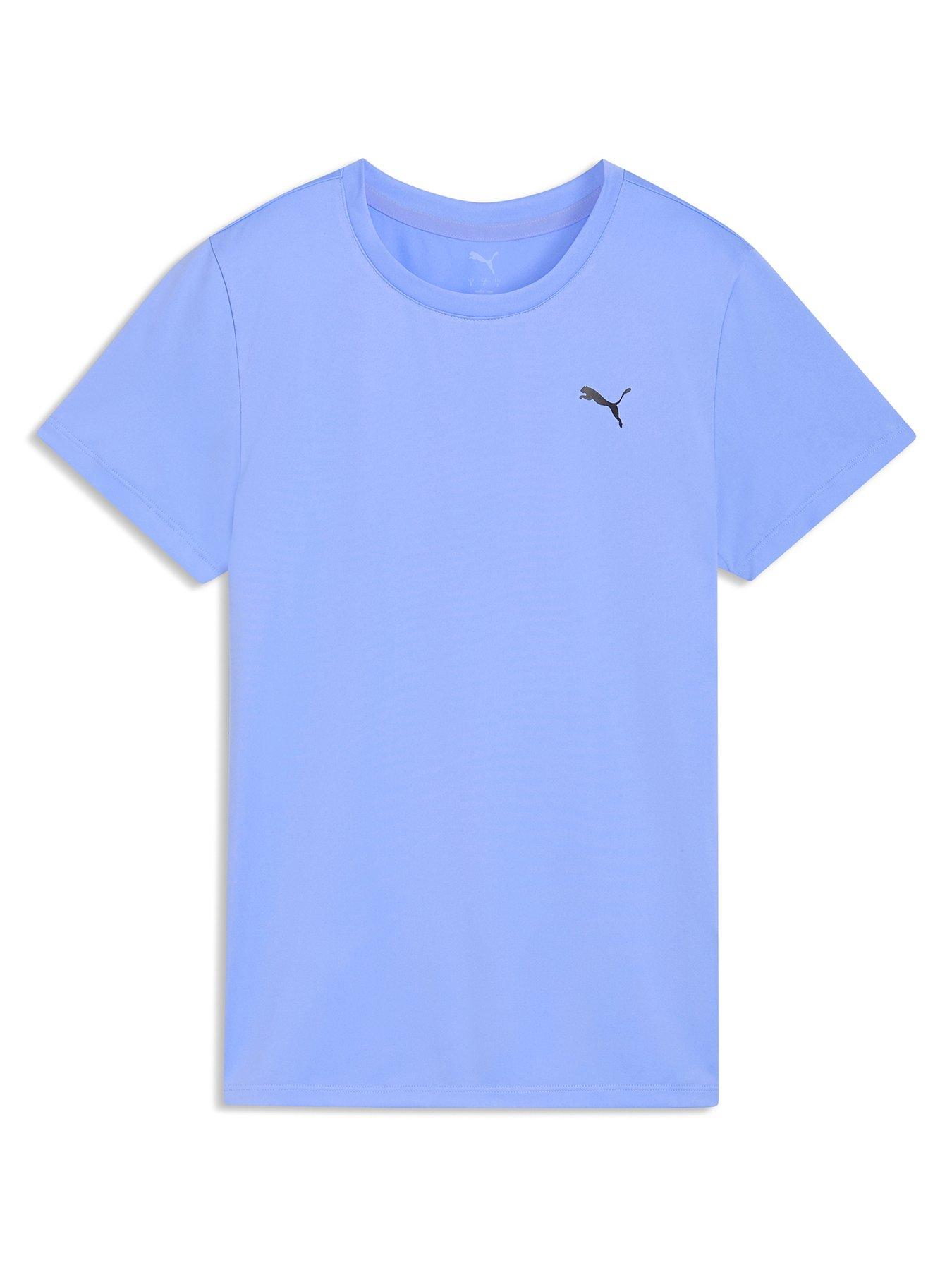 Puma Womens Training Tad Essential Crew T-Shirt, Purple, Size Xs, Women
