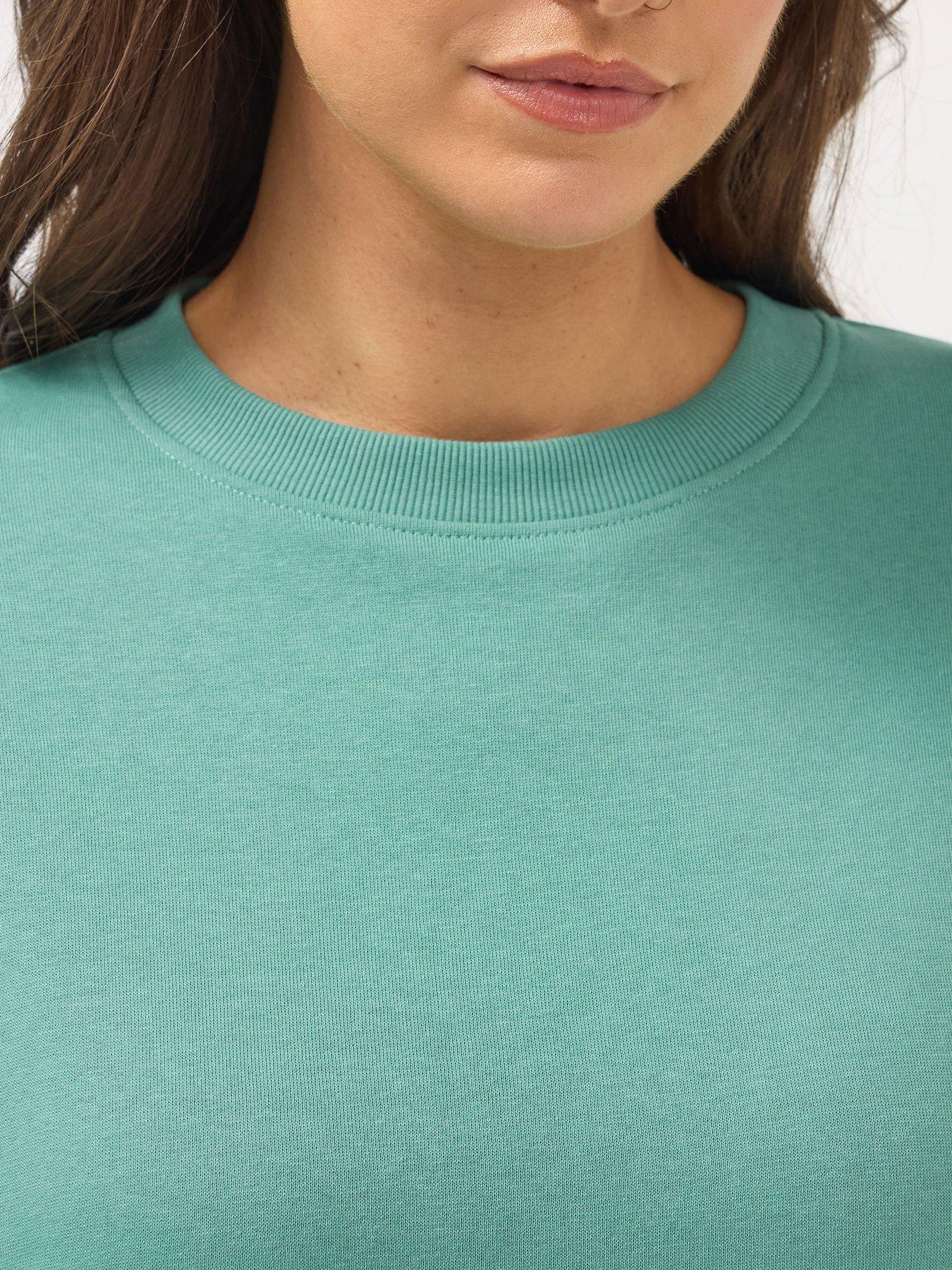 Image 4 of 4 of Yours Curve Basic Sweatshirt - Blue