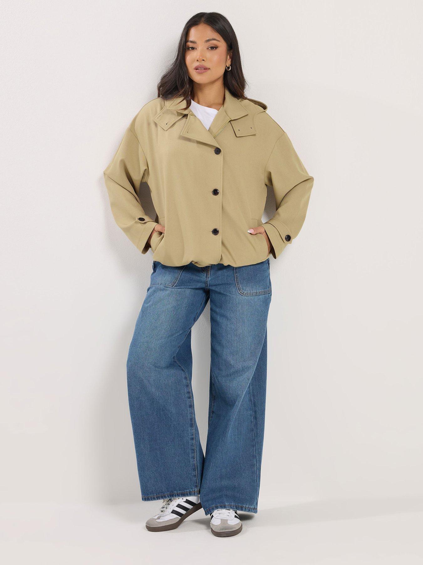 Image 3 of 5 of PixieGirl Petite Hooded Drawcord Jacket