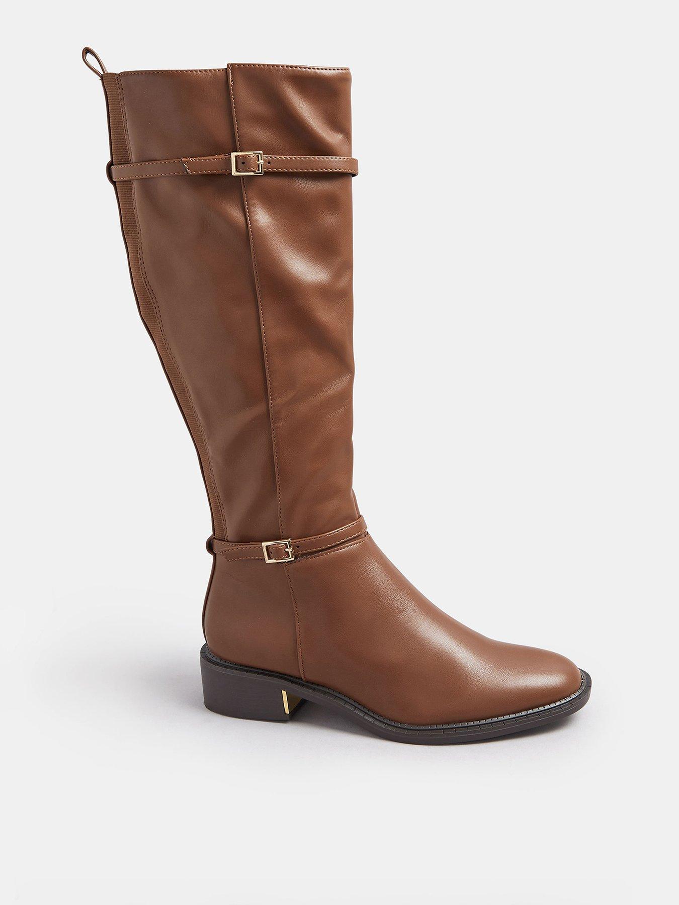 yours-standard-fit-snaffle-trim-riding-boot-brown