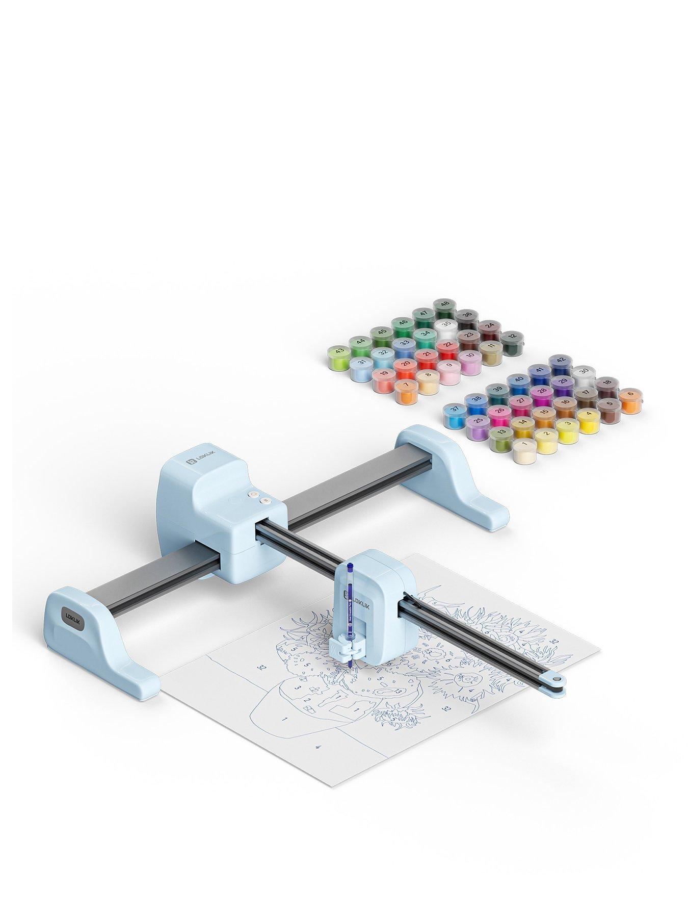 Image 1 of 6 of Loklik iPaint - Bubble Blue - AI-Powered Paint by Numbers