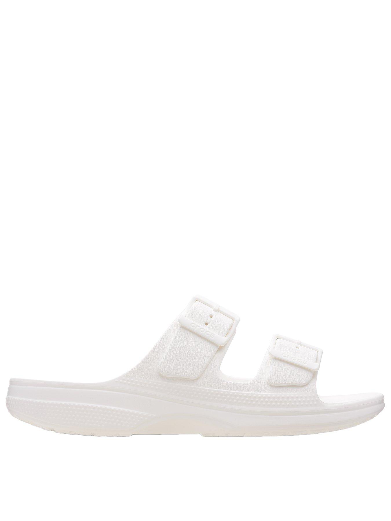 Crocs Classic Buckle Sandal - White