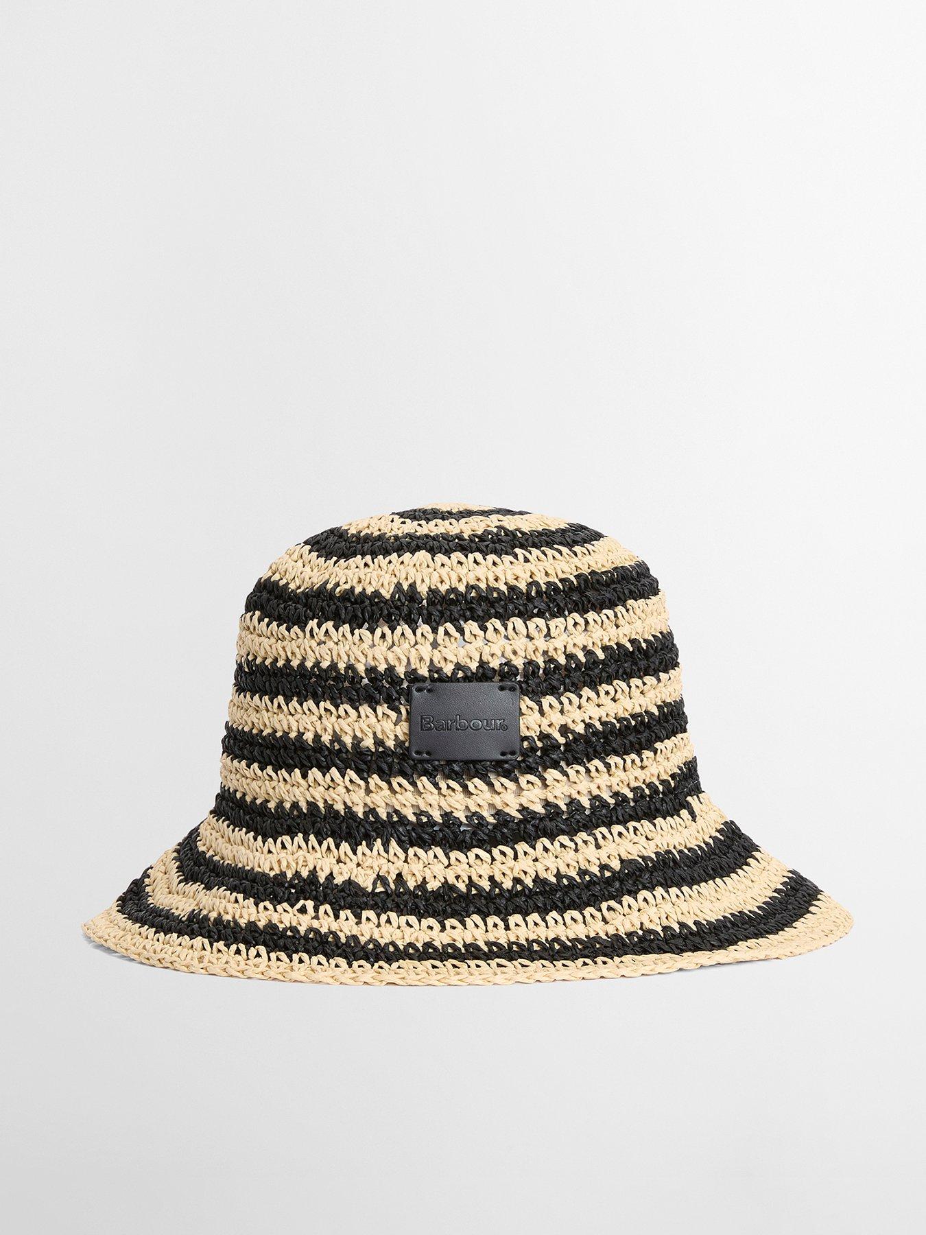 Barbour Annie Crochet Hat - Black/ecru