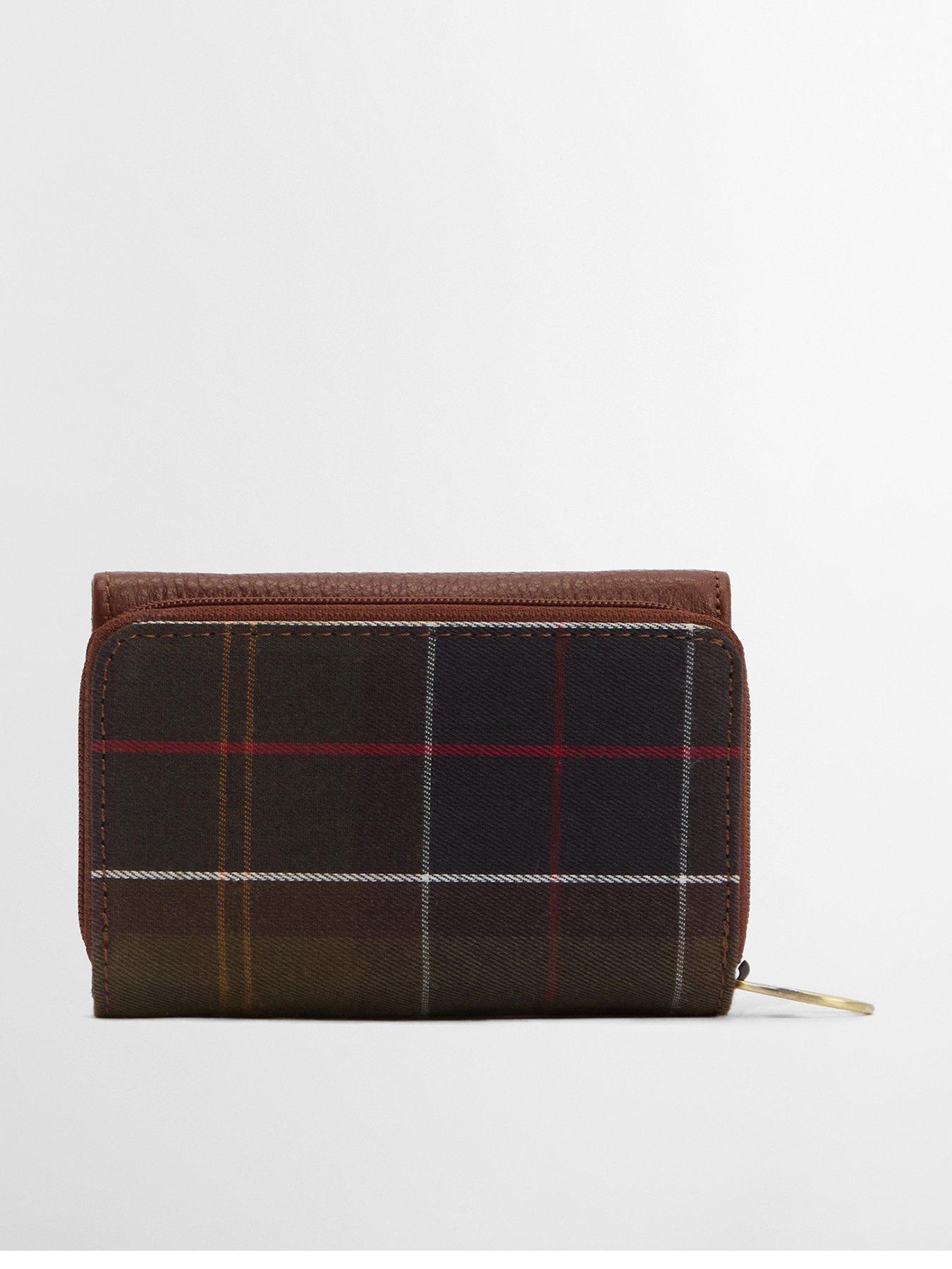 Barbour Rosa Leather French Purse - Brown