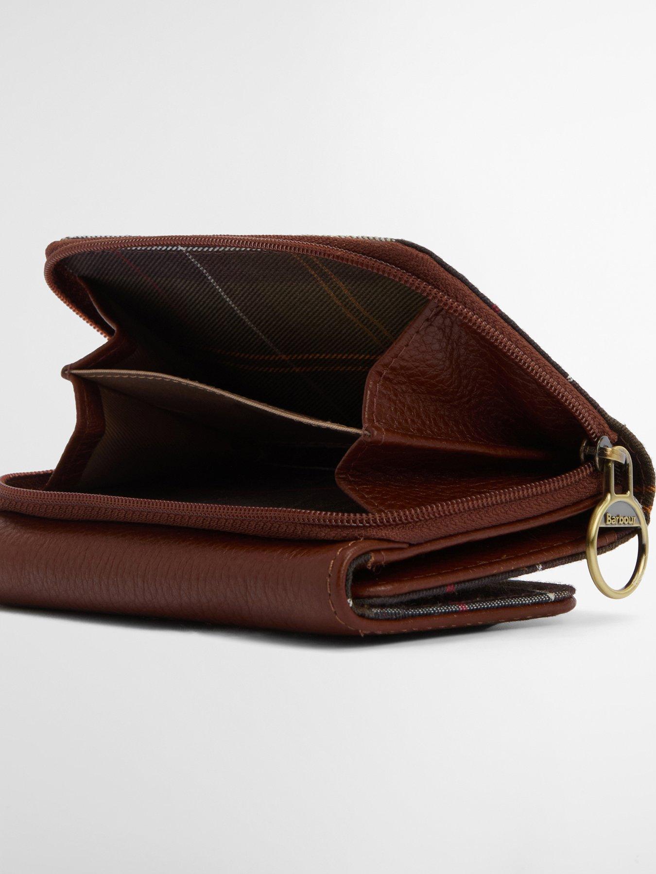 Image 4 of 4 of Barbour Rosa Leather French Purse - Brown