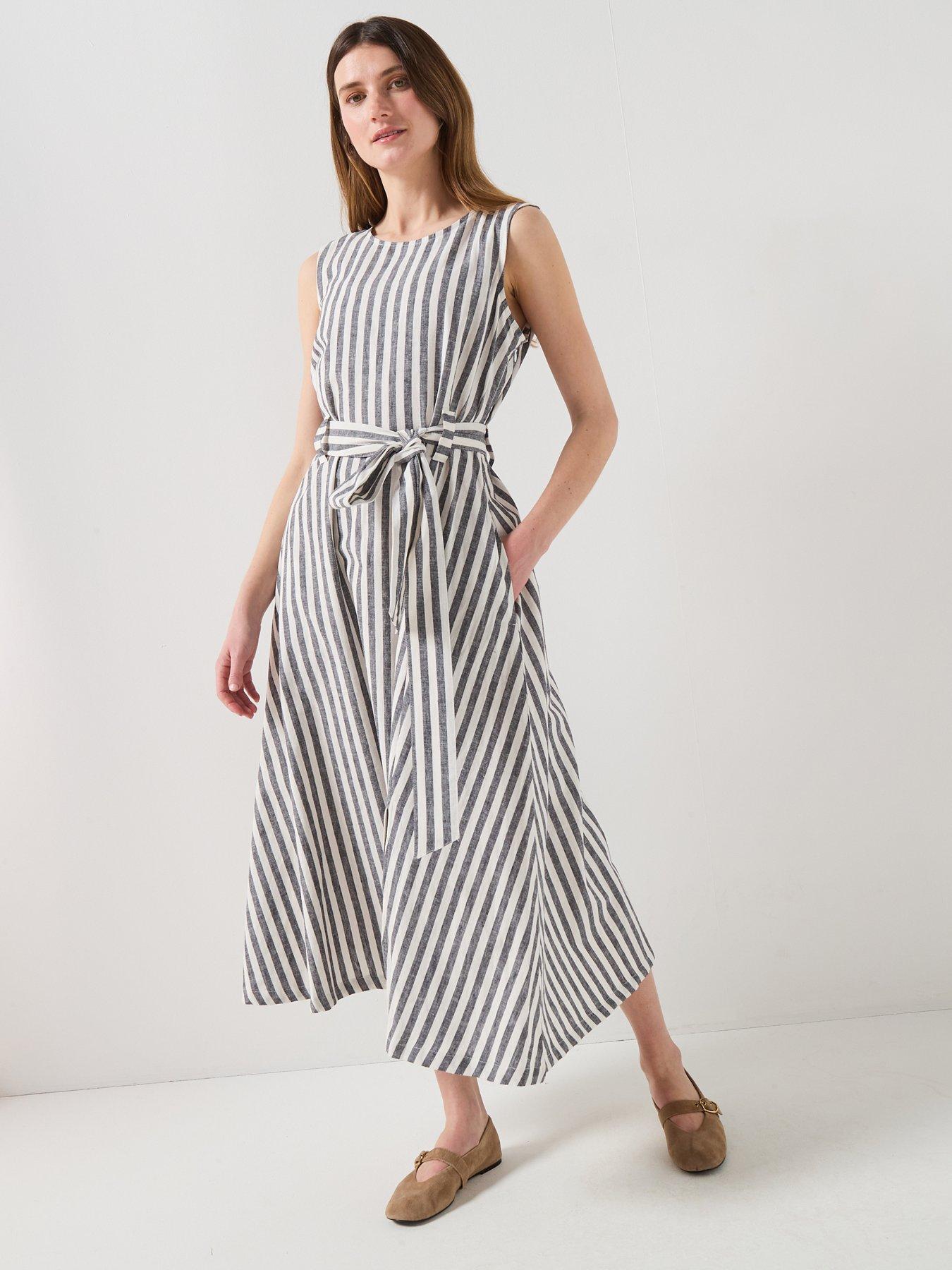 Barbour: Inez Midi Dress - Navy