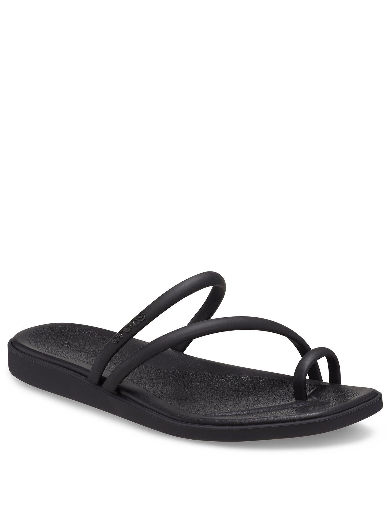 Image 2 of 6 of Crocs Miami Toe Loop Sandal - Black