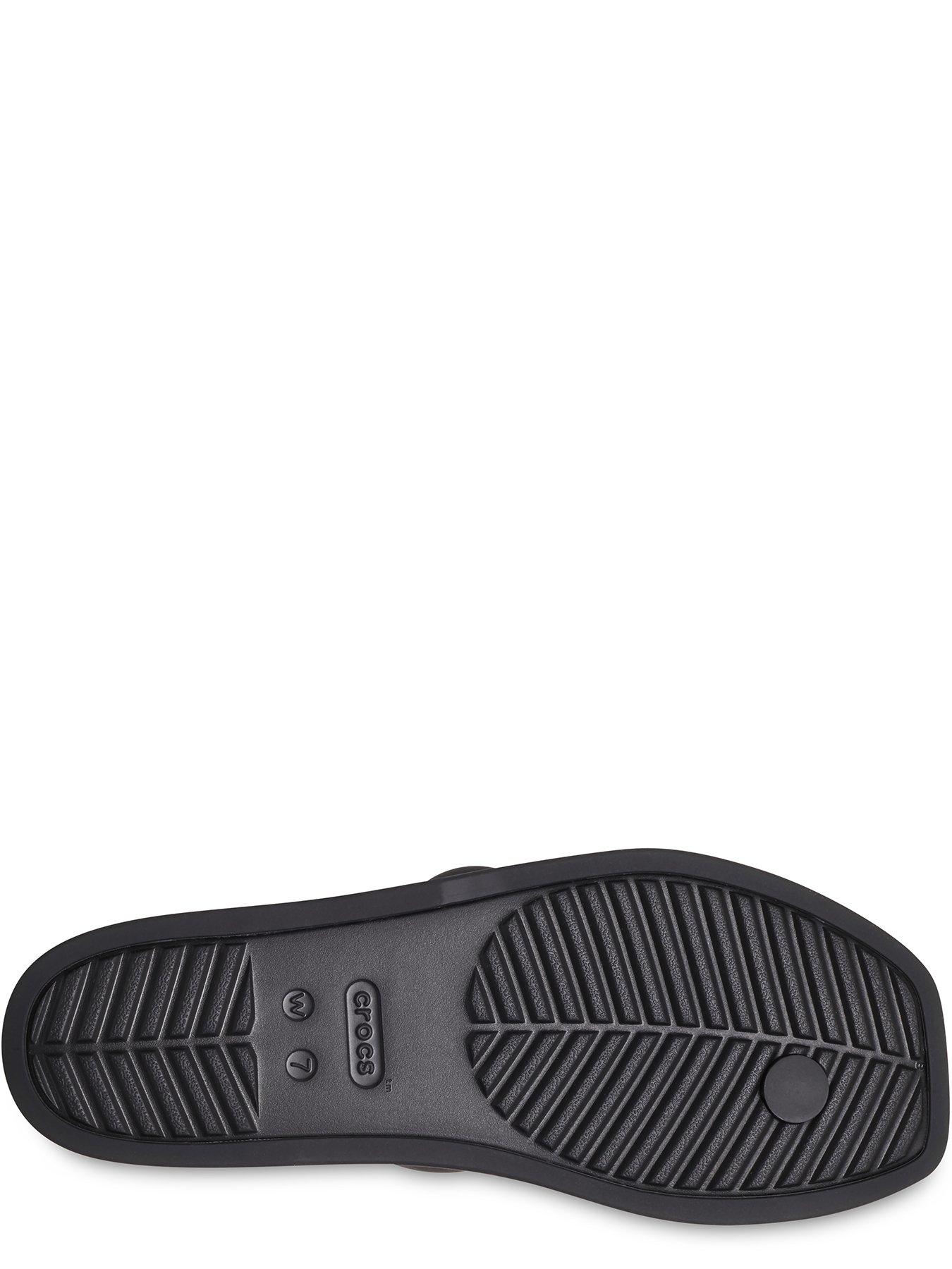 Image 5 of 6 of Crocs Miami Toe Loop Sandal - Black