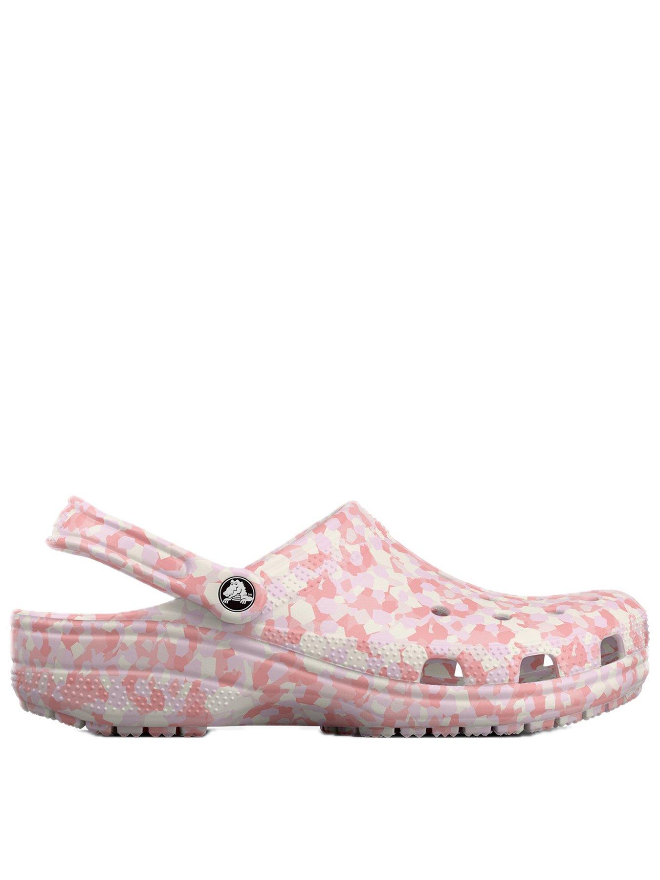Image 1 of 6 of Crocs Classic Confetti Clog - Pink Milk