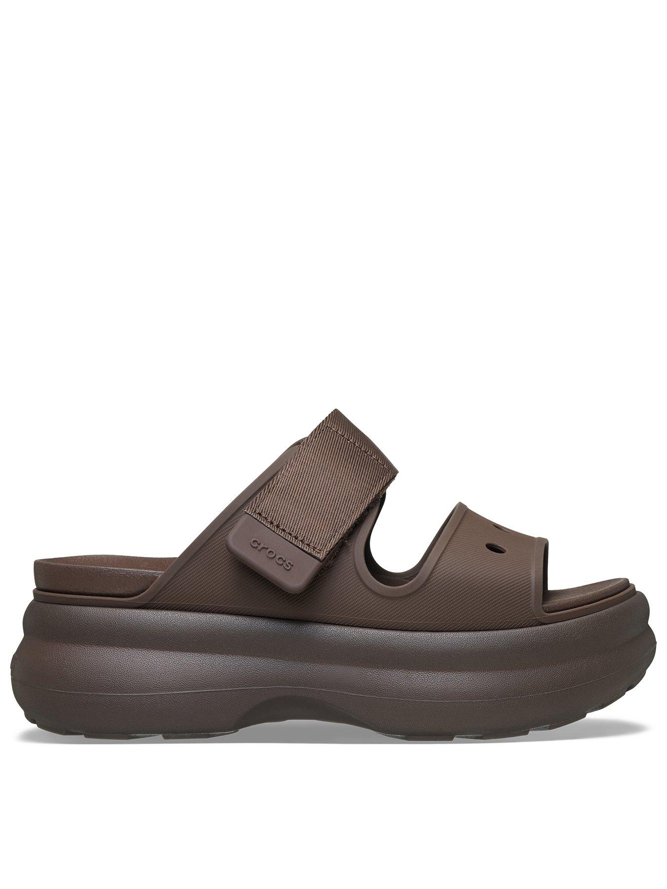 Crocs Soho Two Strap Sandal - Coffee