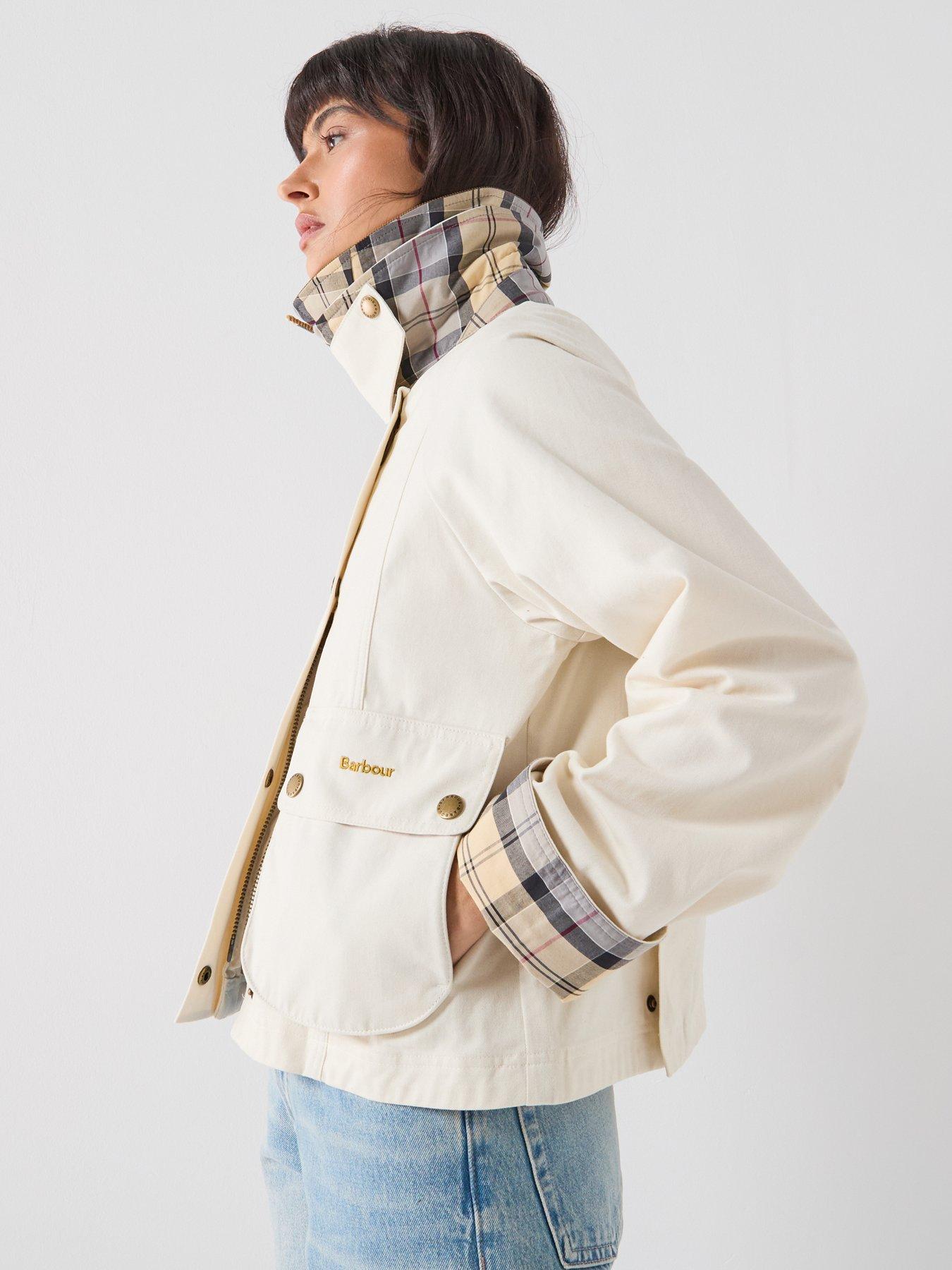 Barbour Cropped Beadnell Casual Jacket - Beige