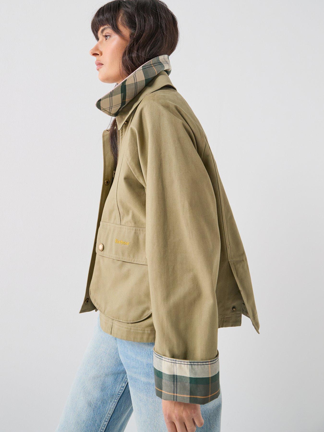 Barbour Cropped Beadnell Casual Jacket - Green