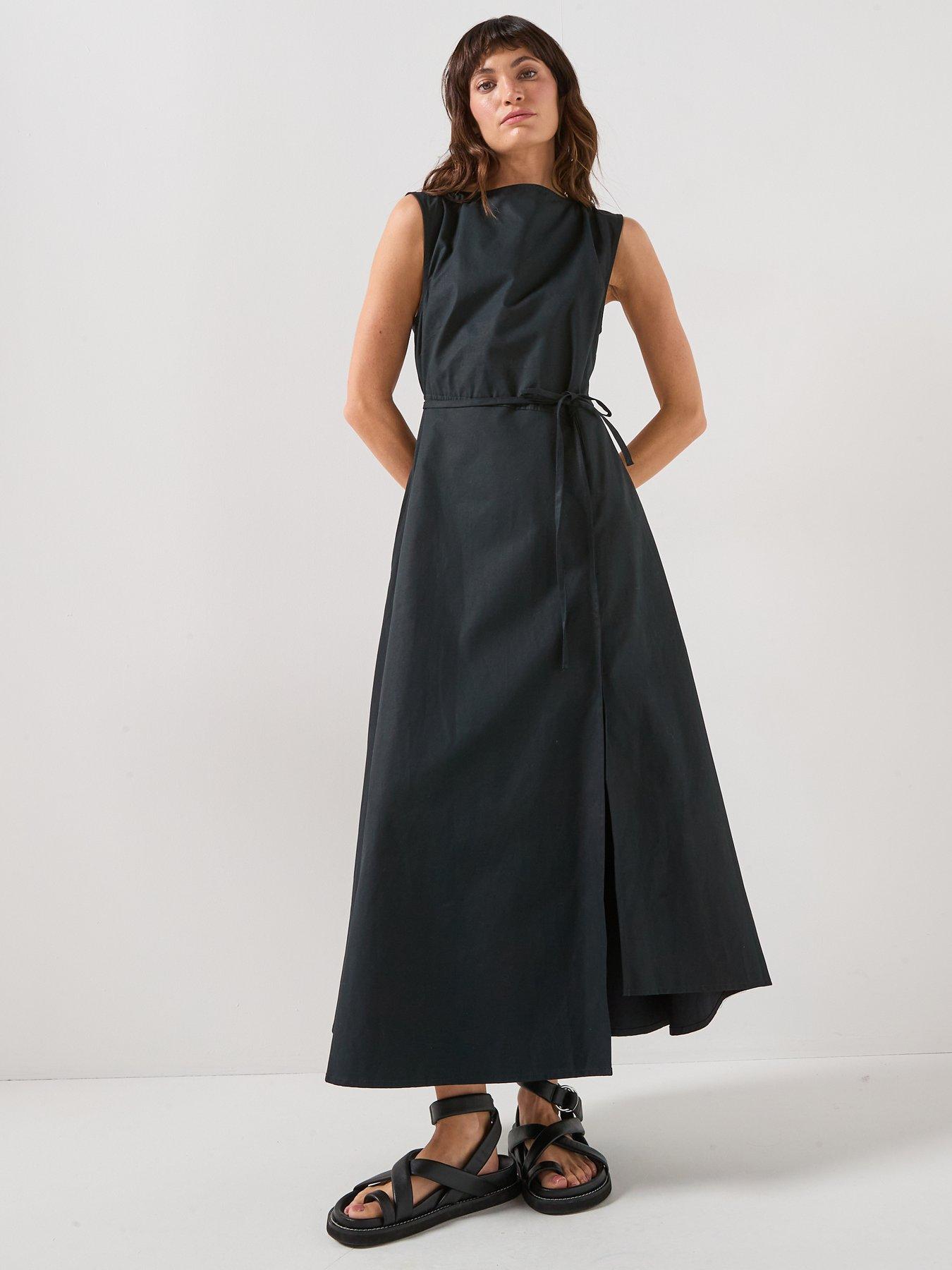 barbour black dress Barbour Ettie Zip Front Mini Dress