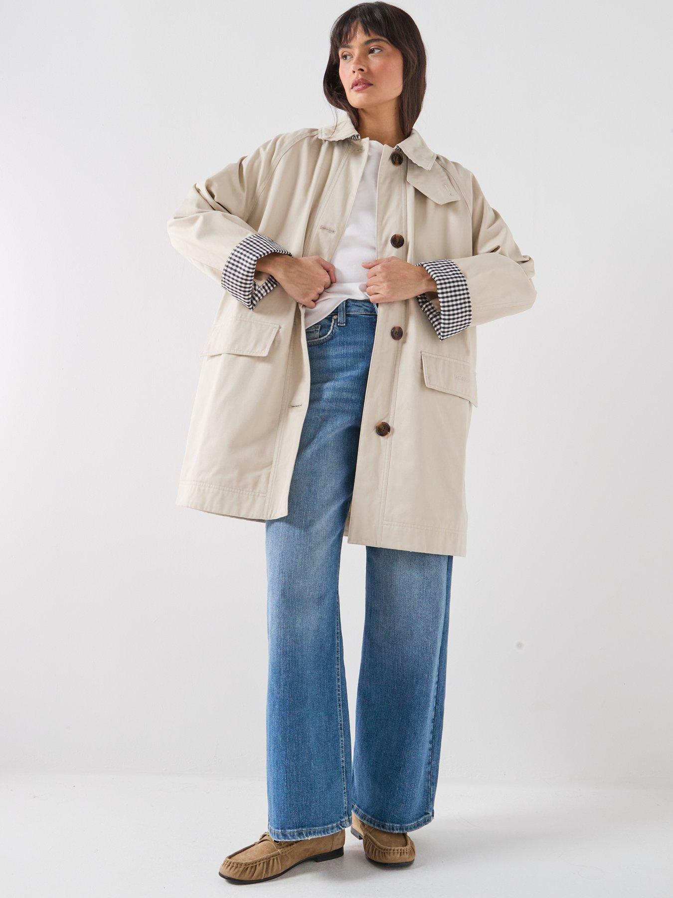 Image 3 of 7 of Barbour Gabby Car Casual Coat - Grey