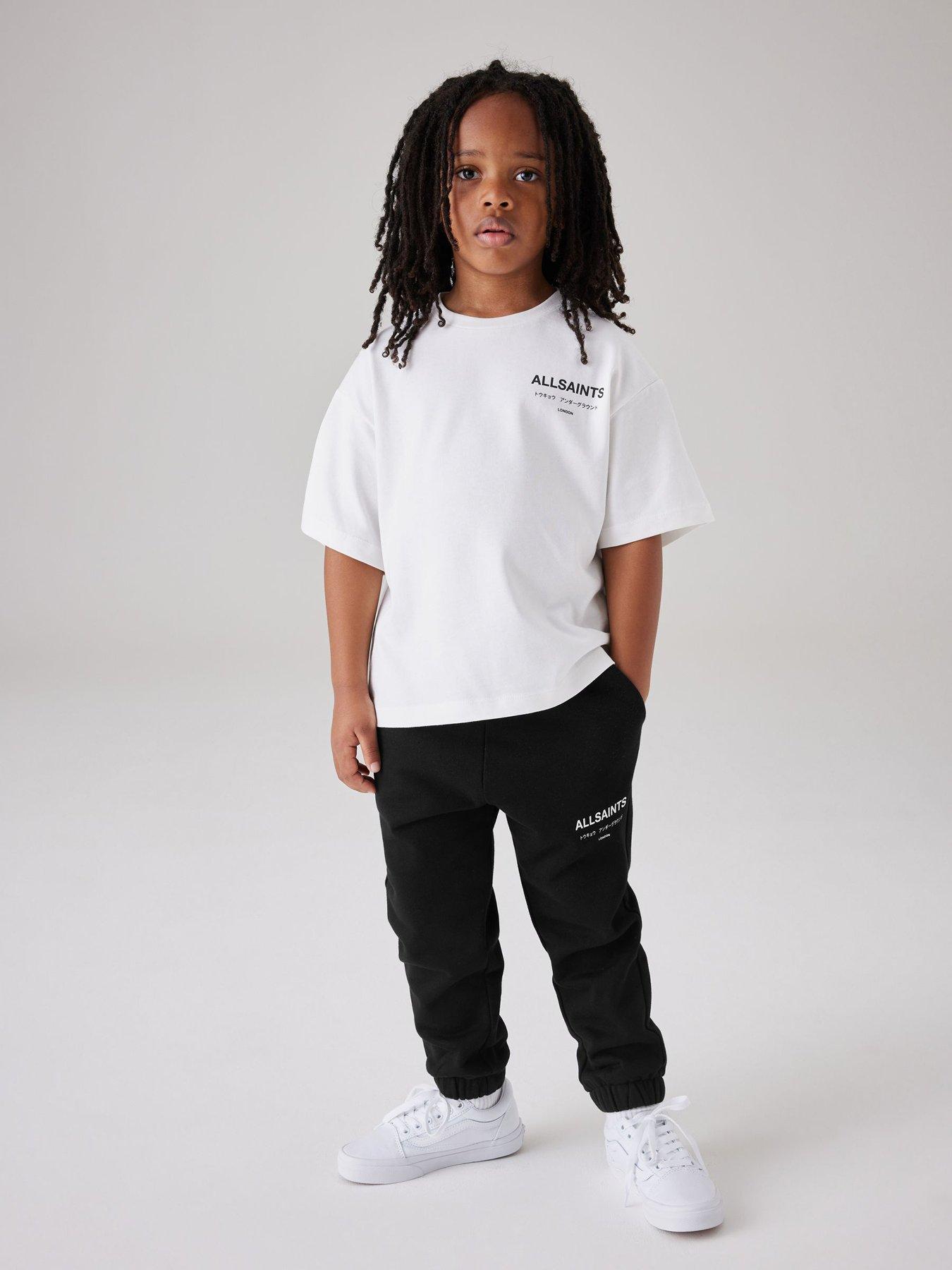 smALLSAINTS Older Boys Underground Straight Cuffed Jogger - Black