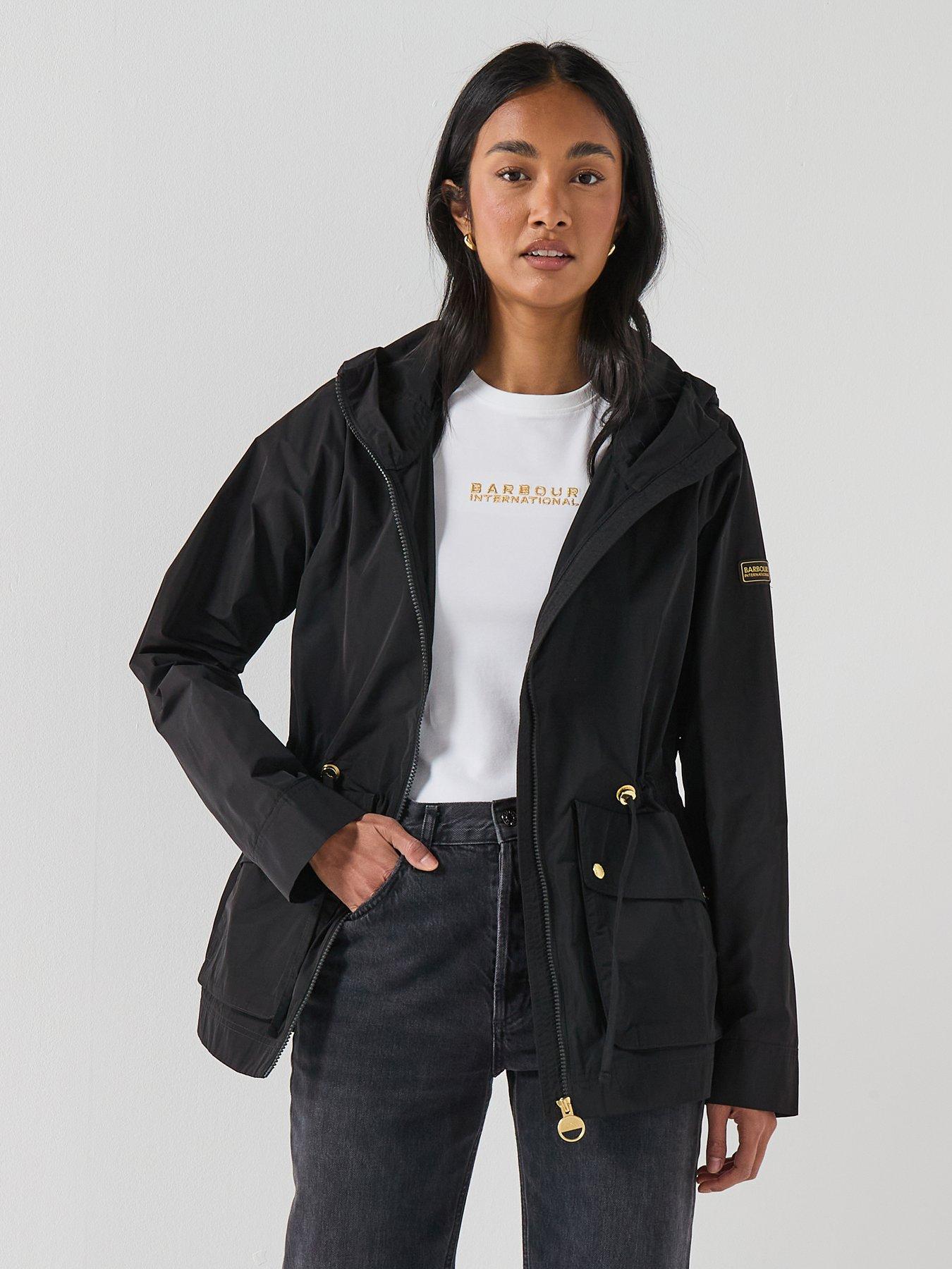 Image 1 of 6 of Barbour International B.intl Piper Showerproof Jacket - Black