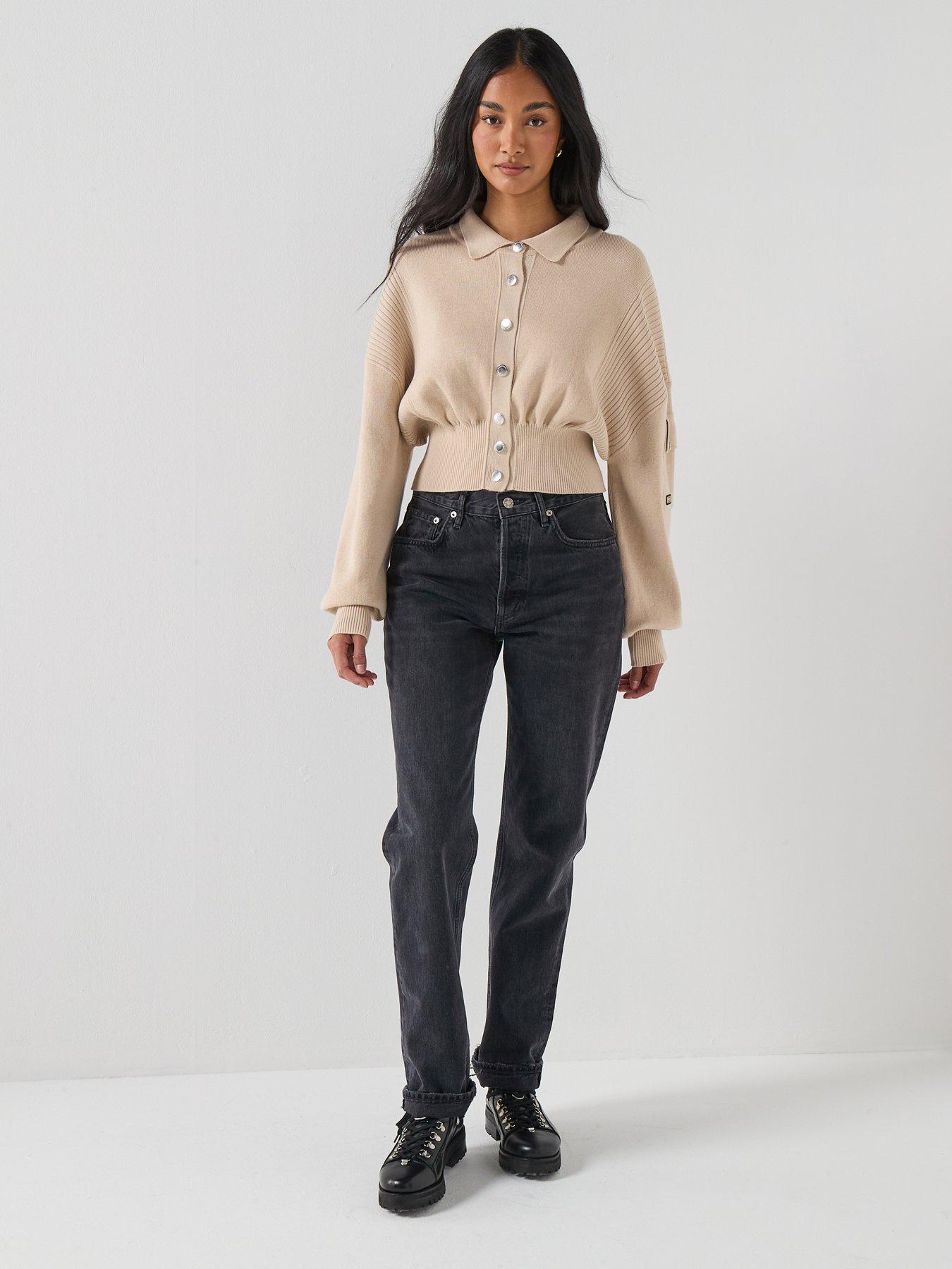 Image 3 of 6 of Barbour International BIntl Gigi Knitted Bomber - Grey