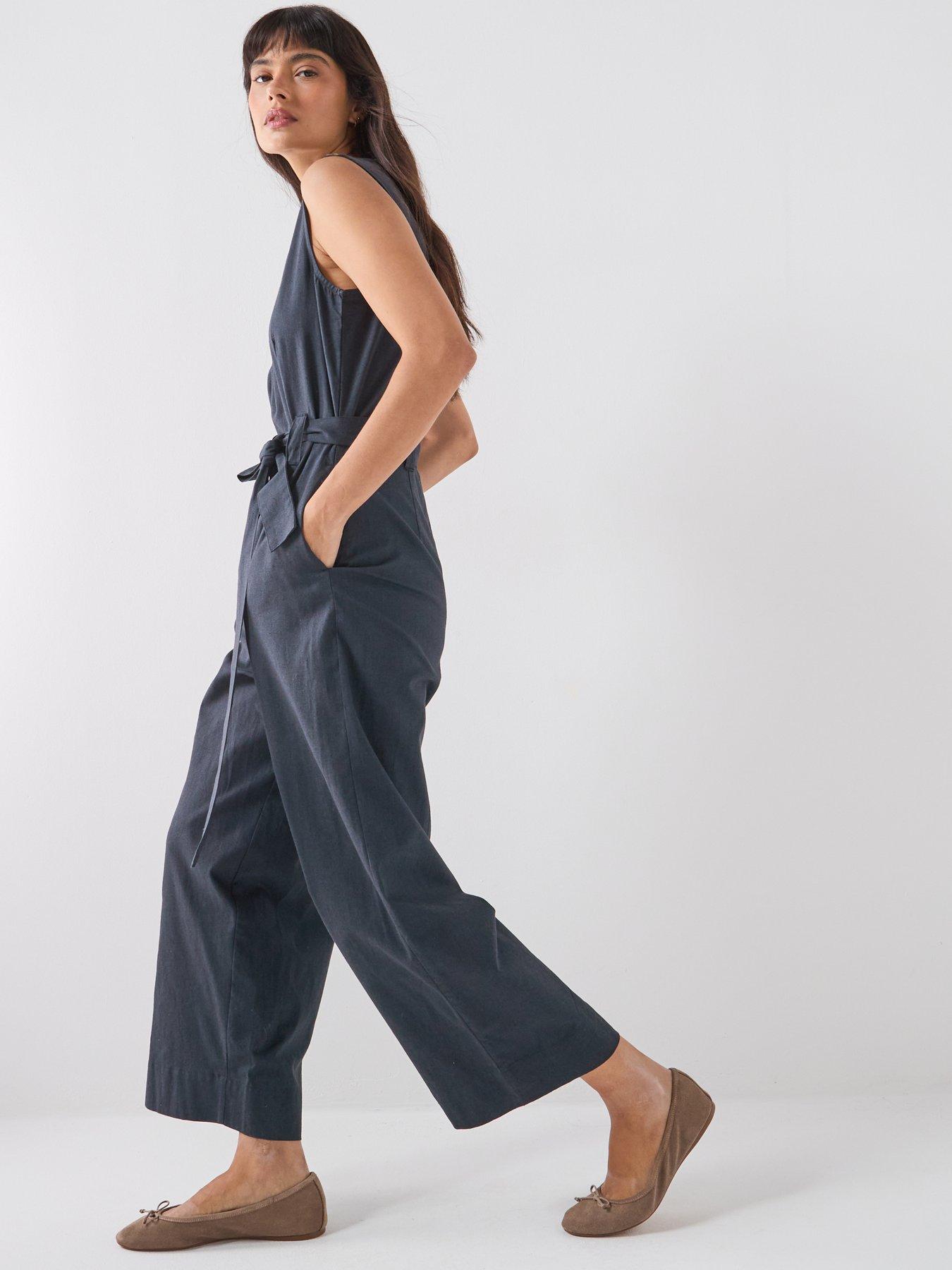 Image 3 of 6 of Barbour Gabby Jumpsuit - Navy