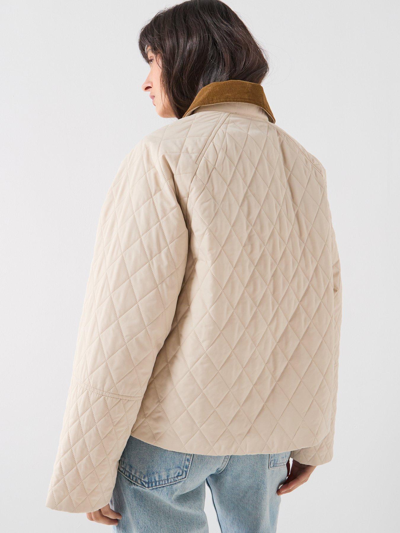 Image 2 of 6 of Barbour Kirkby Quilted Jacket - Cream