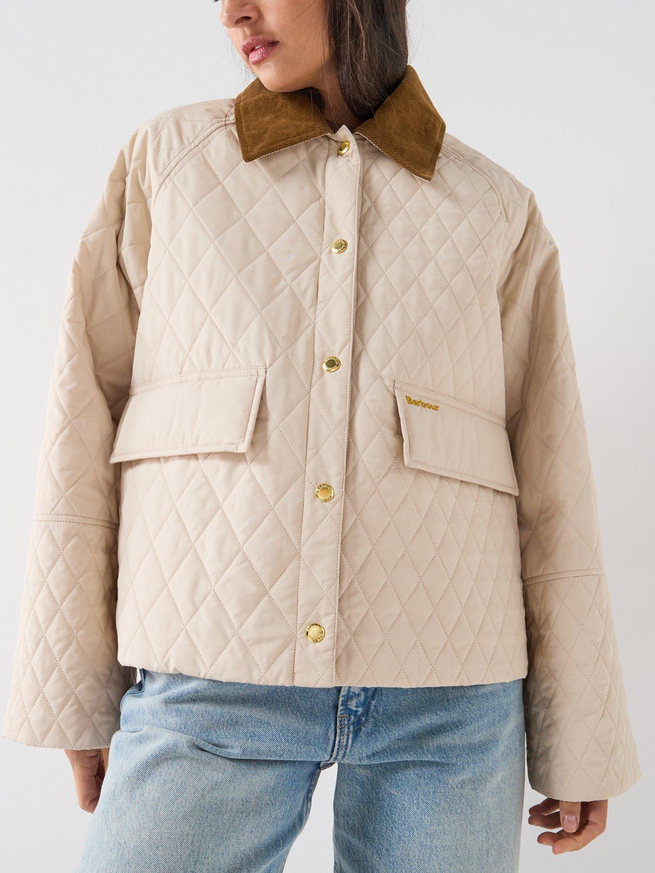 Image 5 of 6 of Barbour Kirkby Quilted Jacket - Cream
