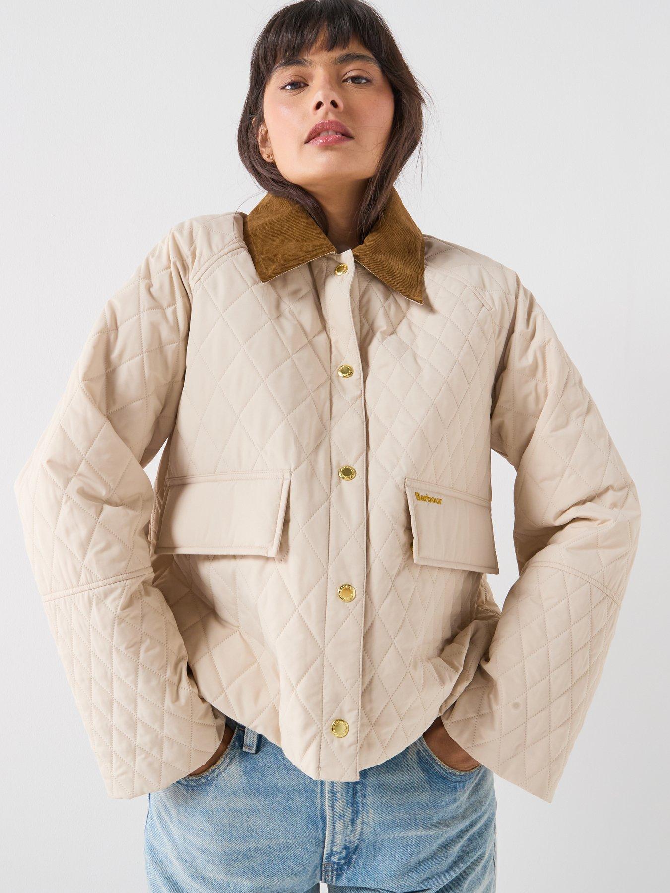 Image 6 of 6 of Barbour Kirkby Quilted Jacket - Cream