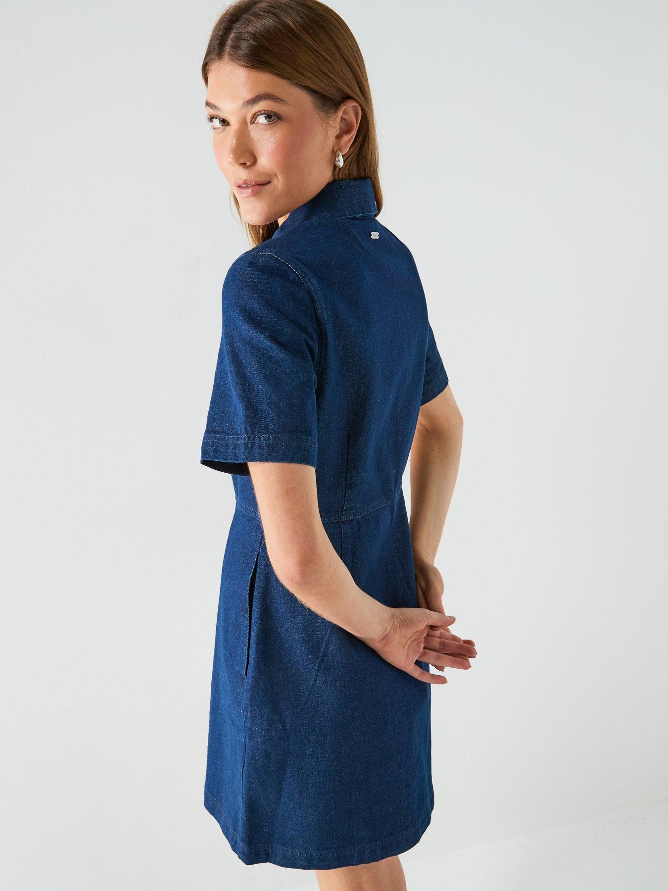 barbour denim dress Barbour Maia Denim Mini Dress