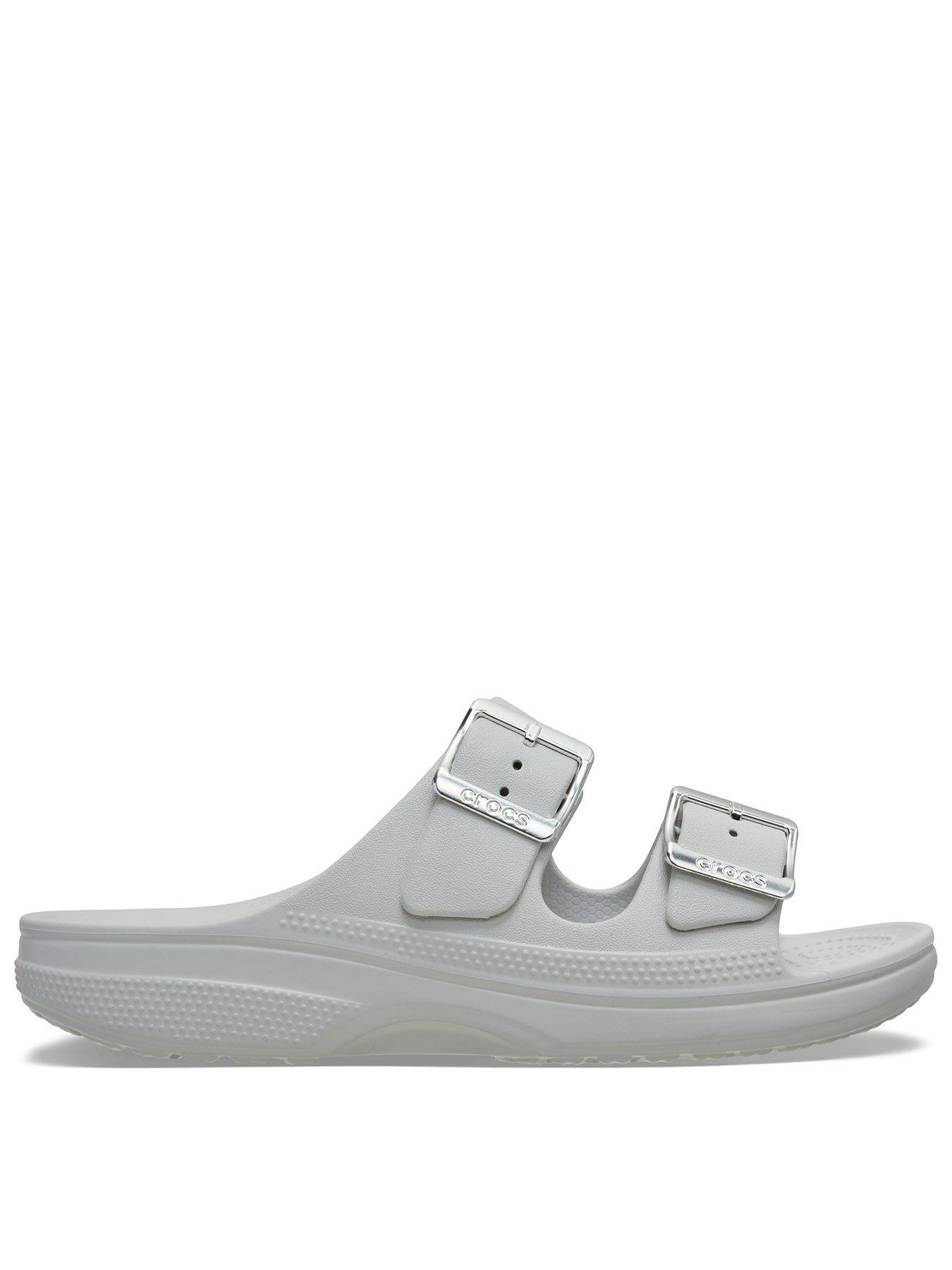 Image 1 of 6 of Crocs Classic Metallic Buckle Sandal - Atmosphere