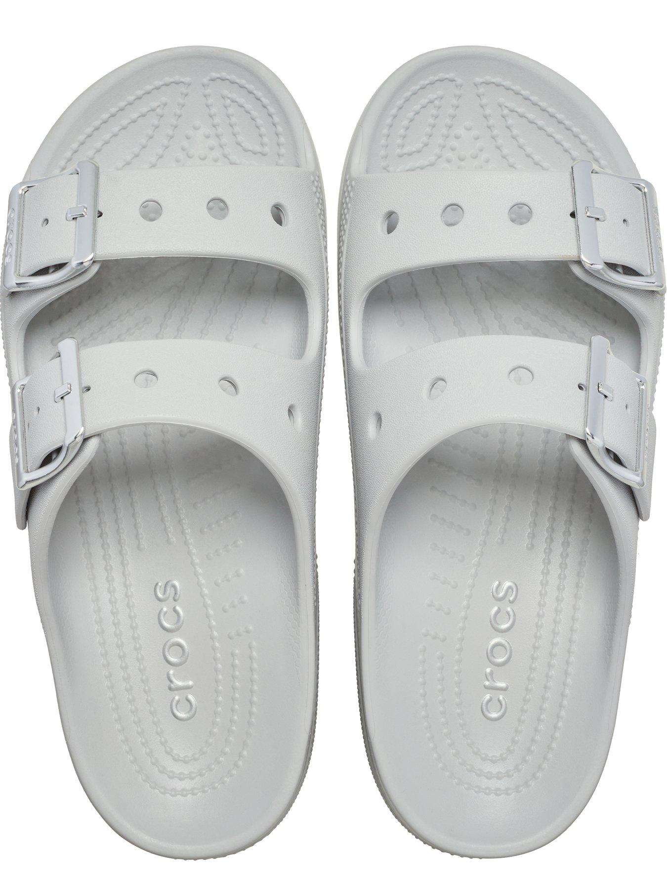 Image 4 of 6 of Crocs Classic Metallic Buckle Sandal - Atmosphere