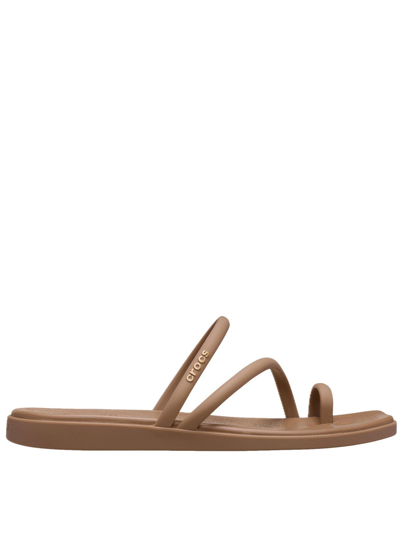 Image 1 of 5 of Crocs Miami Toe Loop Sandal - Milk Chocolate