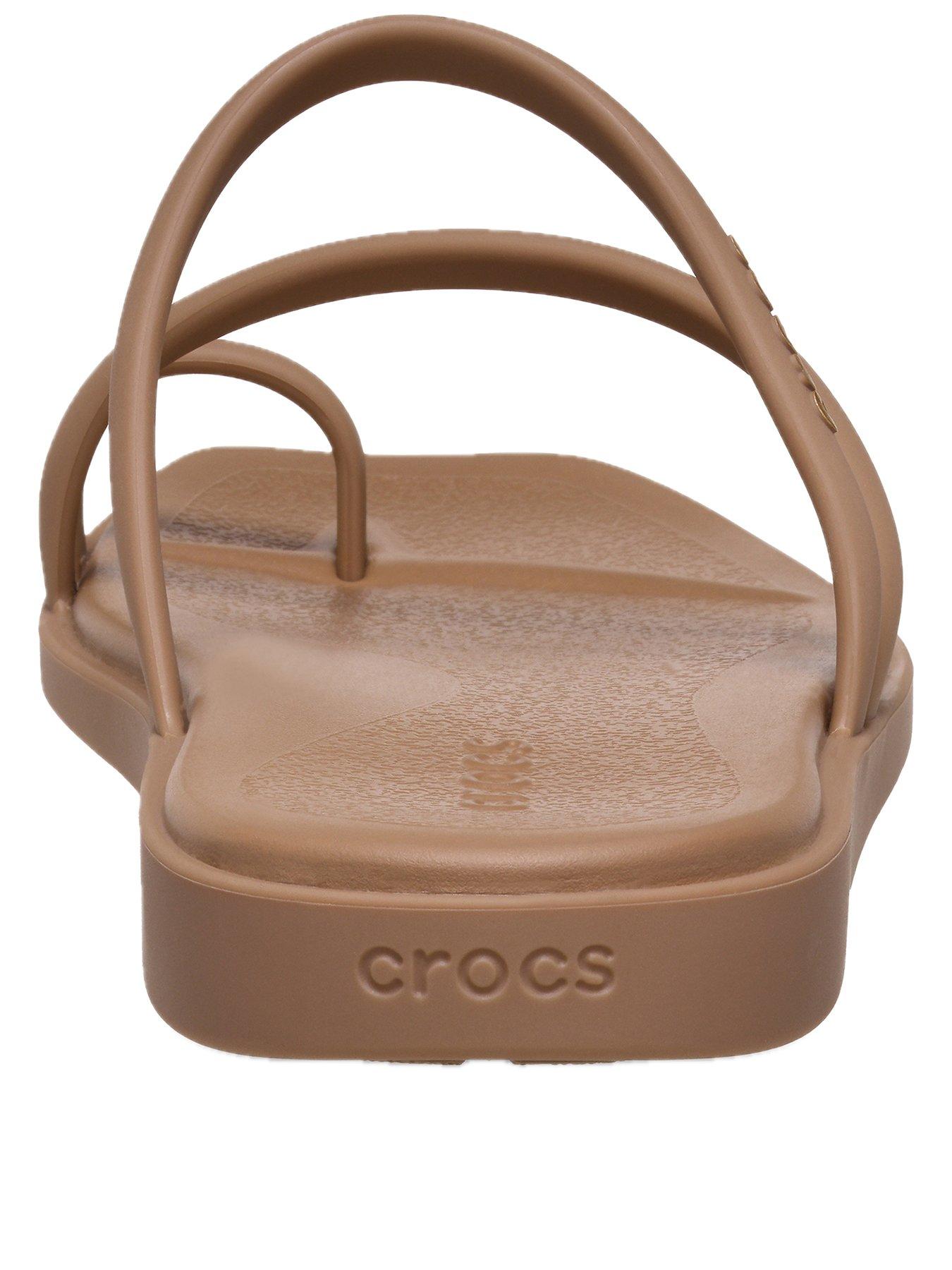 Image 3 of 5 of Crocs Miami Toe Loop Sandal - Milk Chocolate