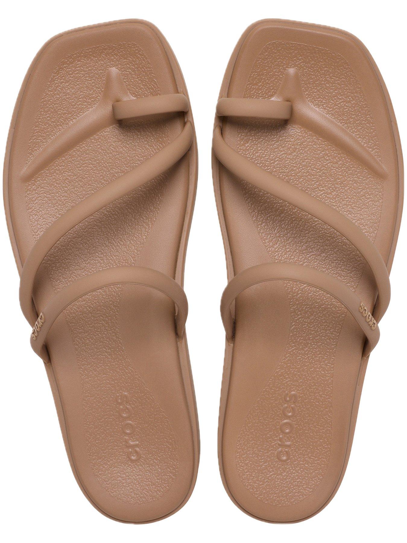 Image 4 of 5 of Crocs Miami Toe Loop Sandal - Milk Chocolate