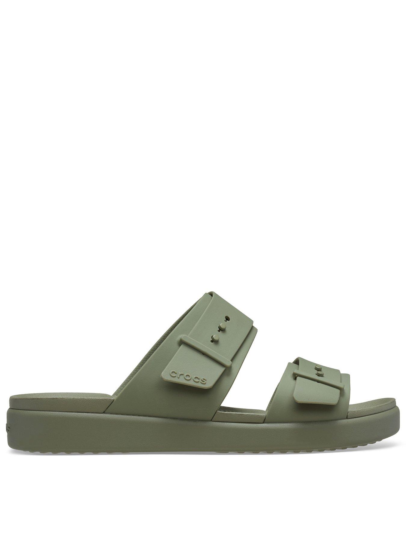 Crocs Brooklyn Buckle Low Low Sandal - Cargo