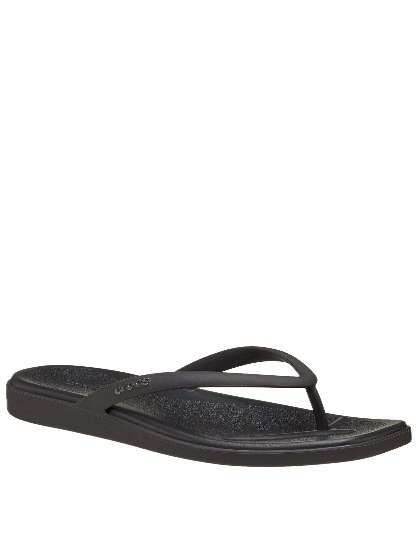 Image 1 of 5 of Crocs Miami Flip Flop - Black