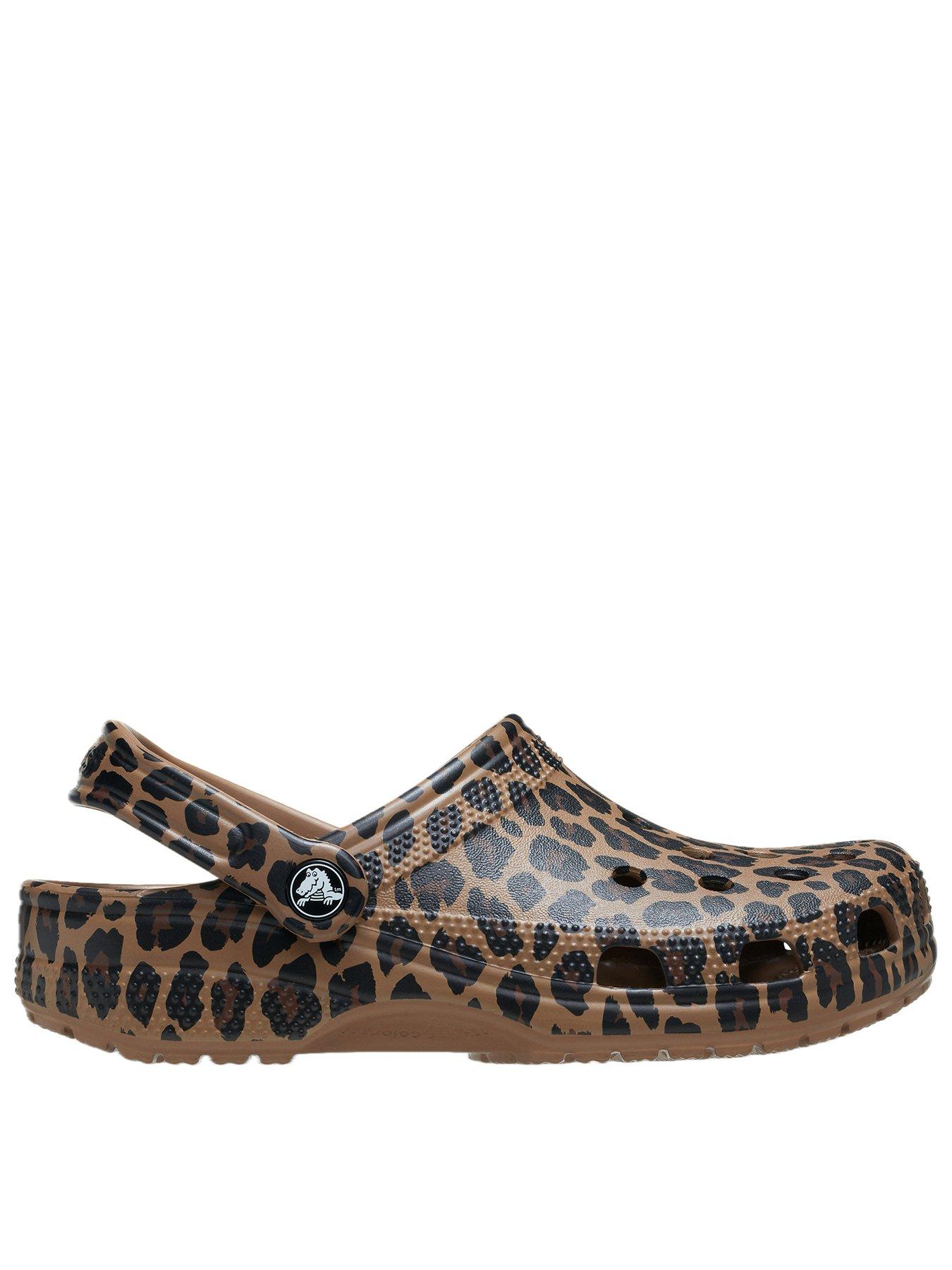 Crocs Classic Animal Clog - Almond Tint/Leopard