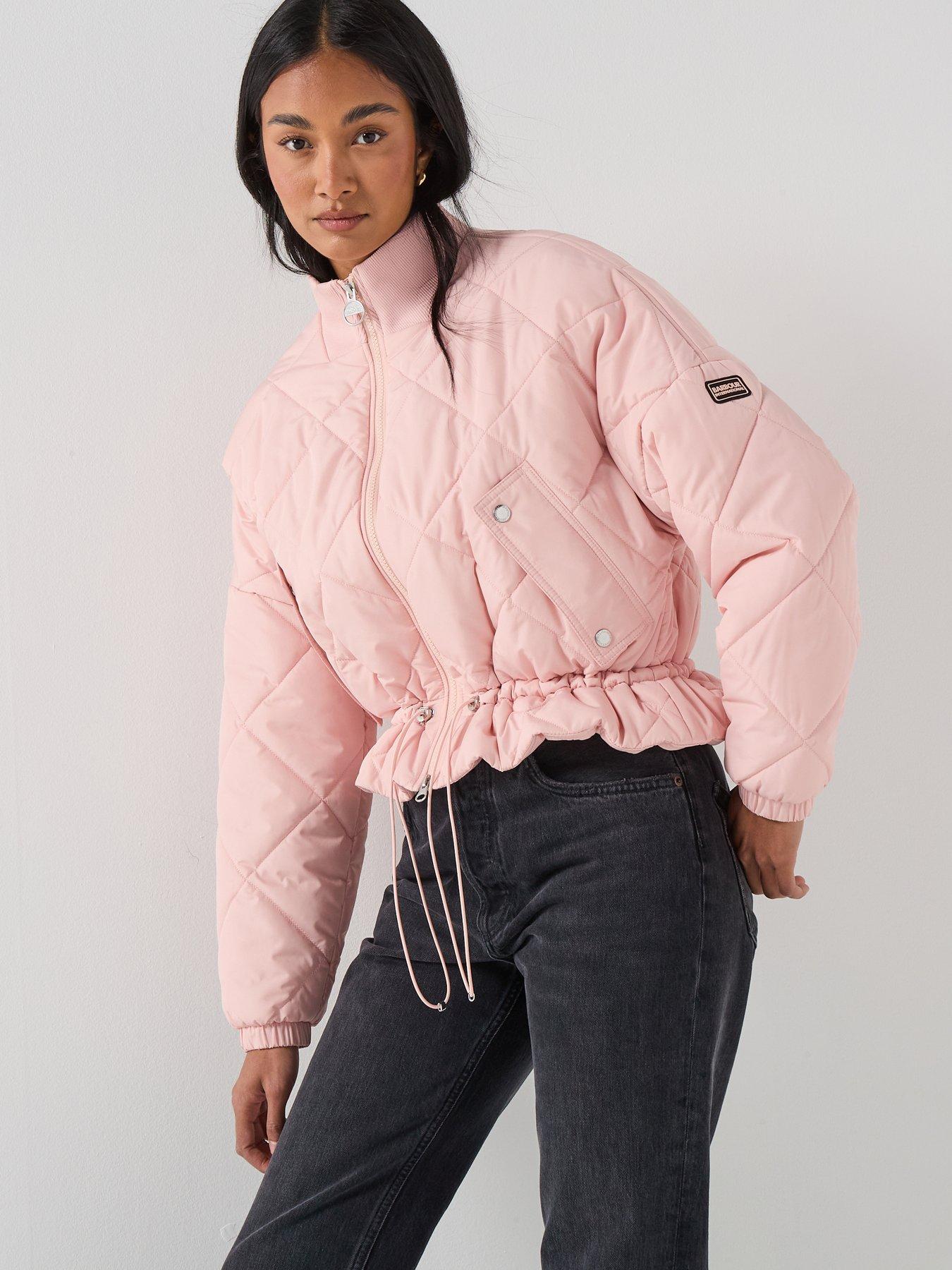 Barbour International B.intl Pagan Quilted Jacket - Pink