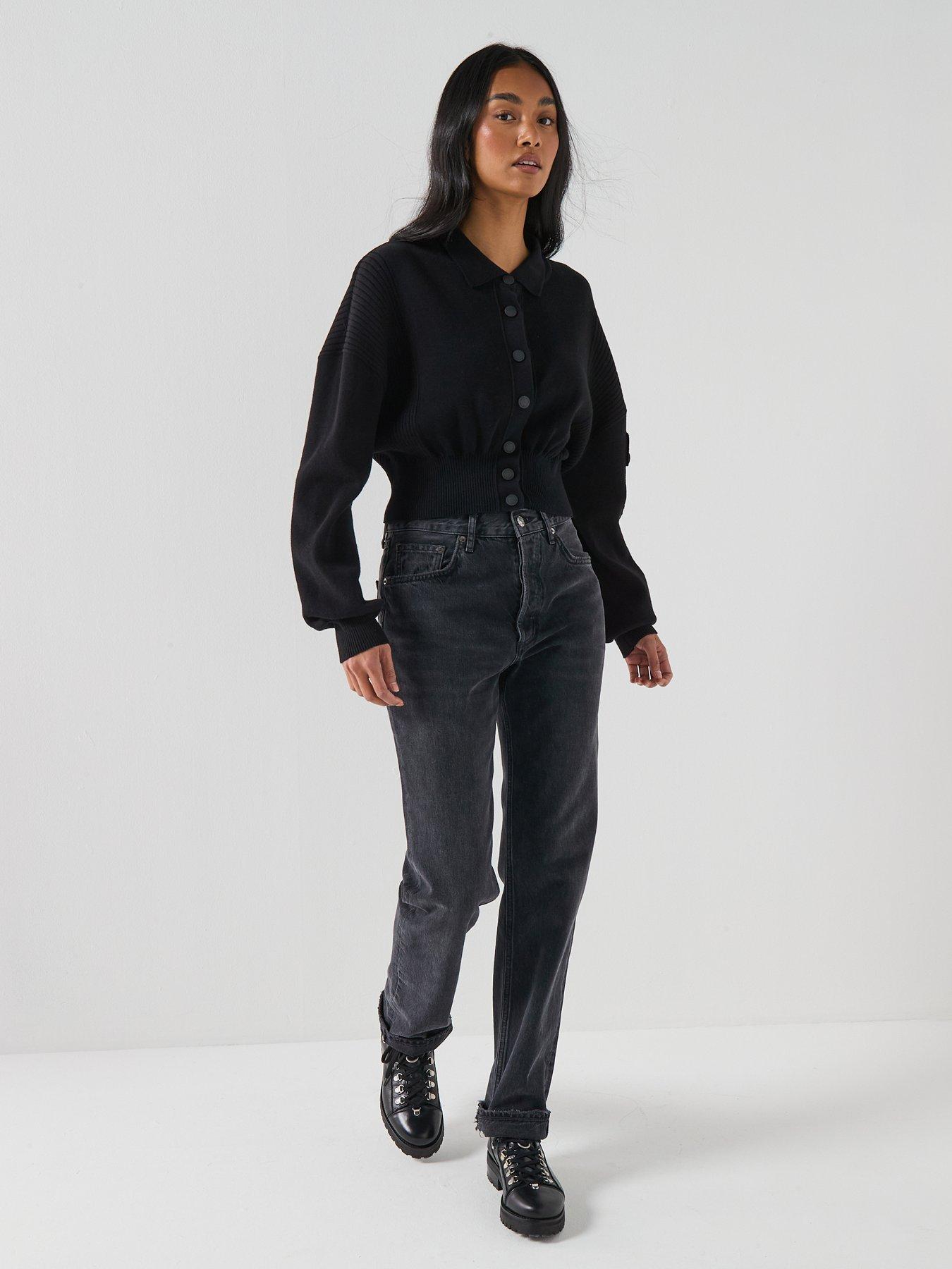 Image 3 of 6 of Barbour International BIntl Gigi Knitted Bomber - Black