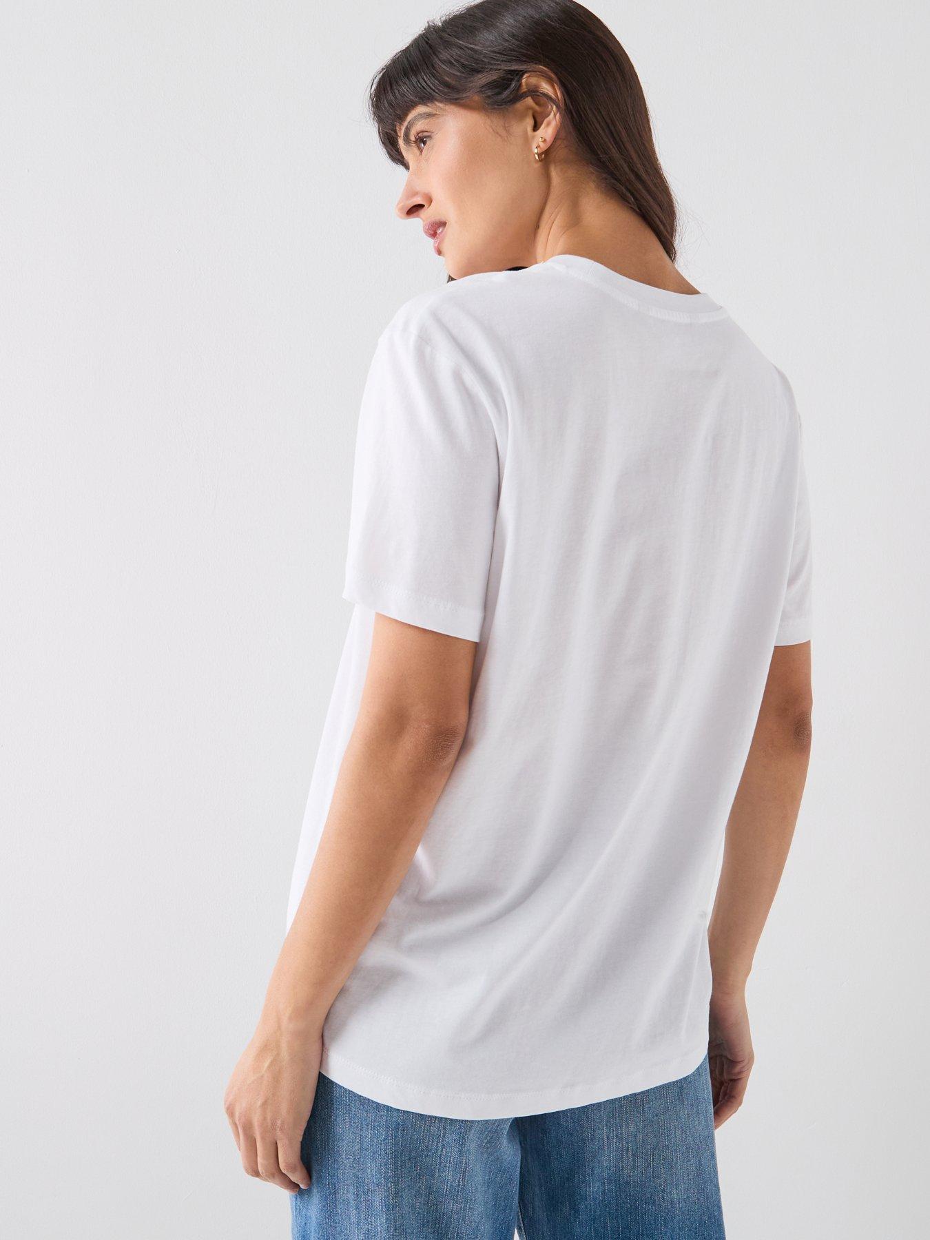 Image 2 of 4 of Barbour Bedale T-Shirt - White